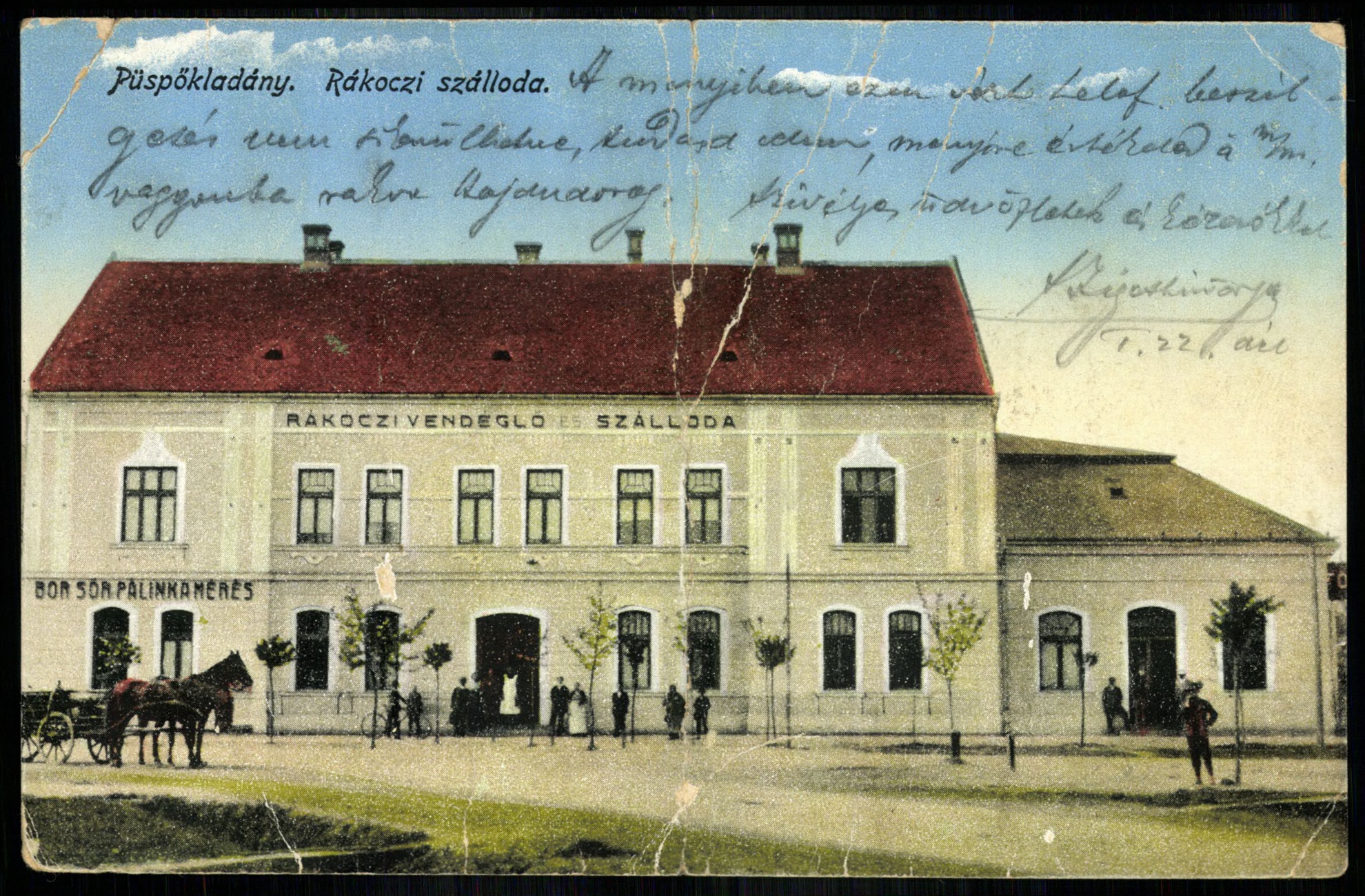 Püspökladány Rákóczi szálloda (Magyar Kereskedelmi és Vendéglátóipari Múzeum CC BY-NC-ND)
