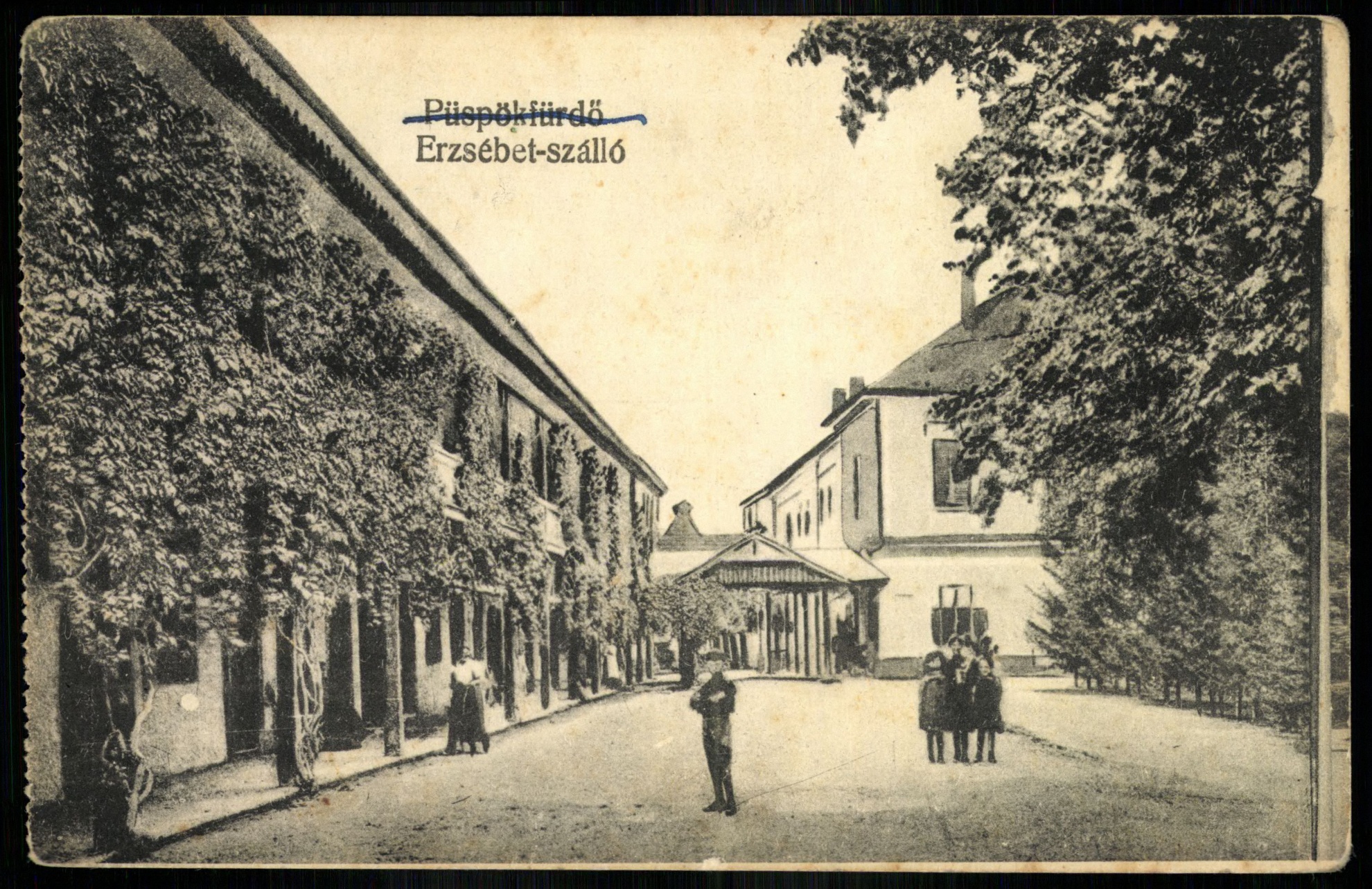 Püspökfürdő Erzsébet szálló (Magyar Kereskedelmi és Vendéglátóipari Múzeum CC BY-NC-ND)
