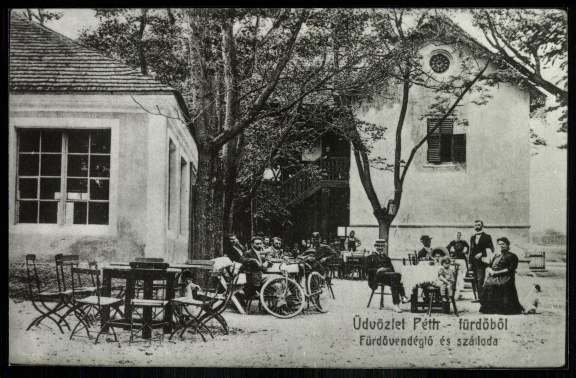 Pétfürdő Fürdővendéglő és szálloda (Magyar Kereskedelmi és Vendéglátóipari Múzeum CC BY-NC-ND)