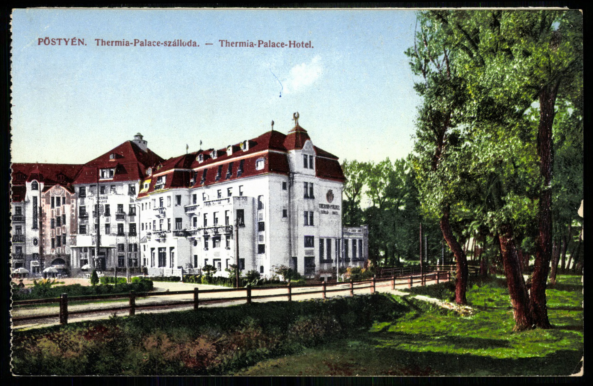 Pöstyén Thermia Palace szálloda (Magyar Kereskedelmi és Vendéglátóipari Múzeum CC BY-NC-ND)