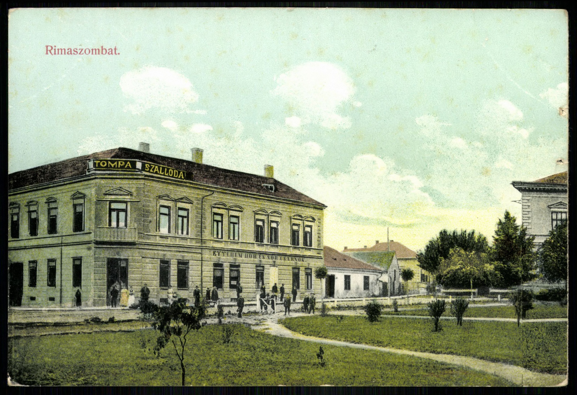 Rimaszombat Tompa Szálloda (Magyar Kereskedelmi és Vendéglátóipari Múzeum CC BY-NC-ND)