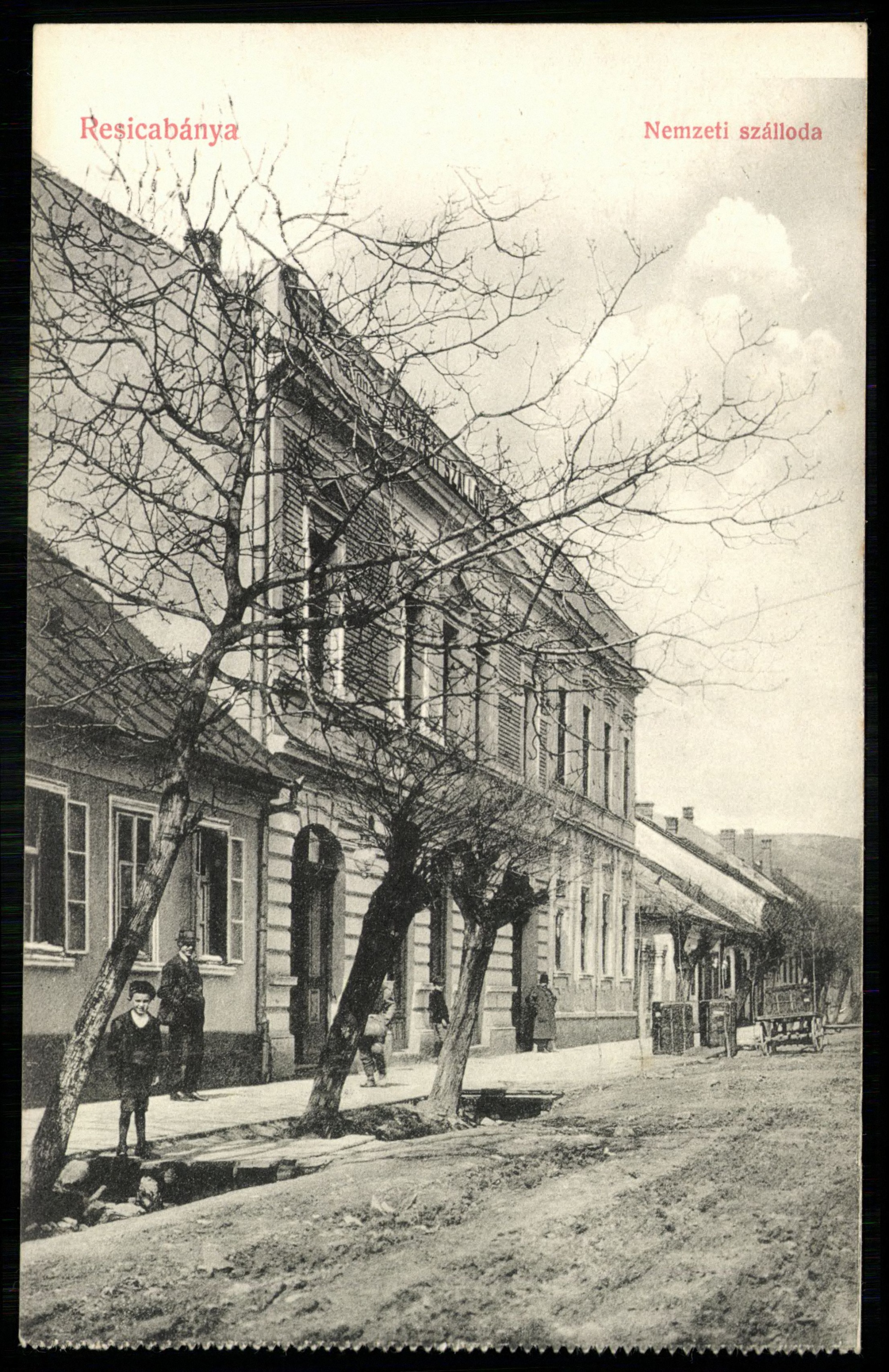 Resicabánya Nemzeti szálloda (Magyar Kereskedelmi és Vendéglátóipari Múzeum CC BY-NC-ND)