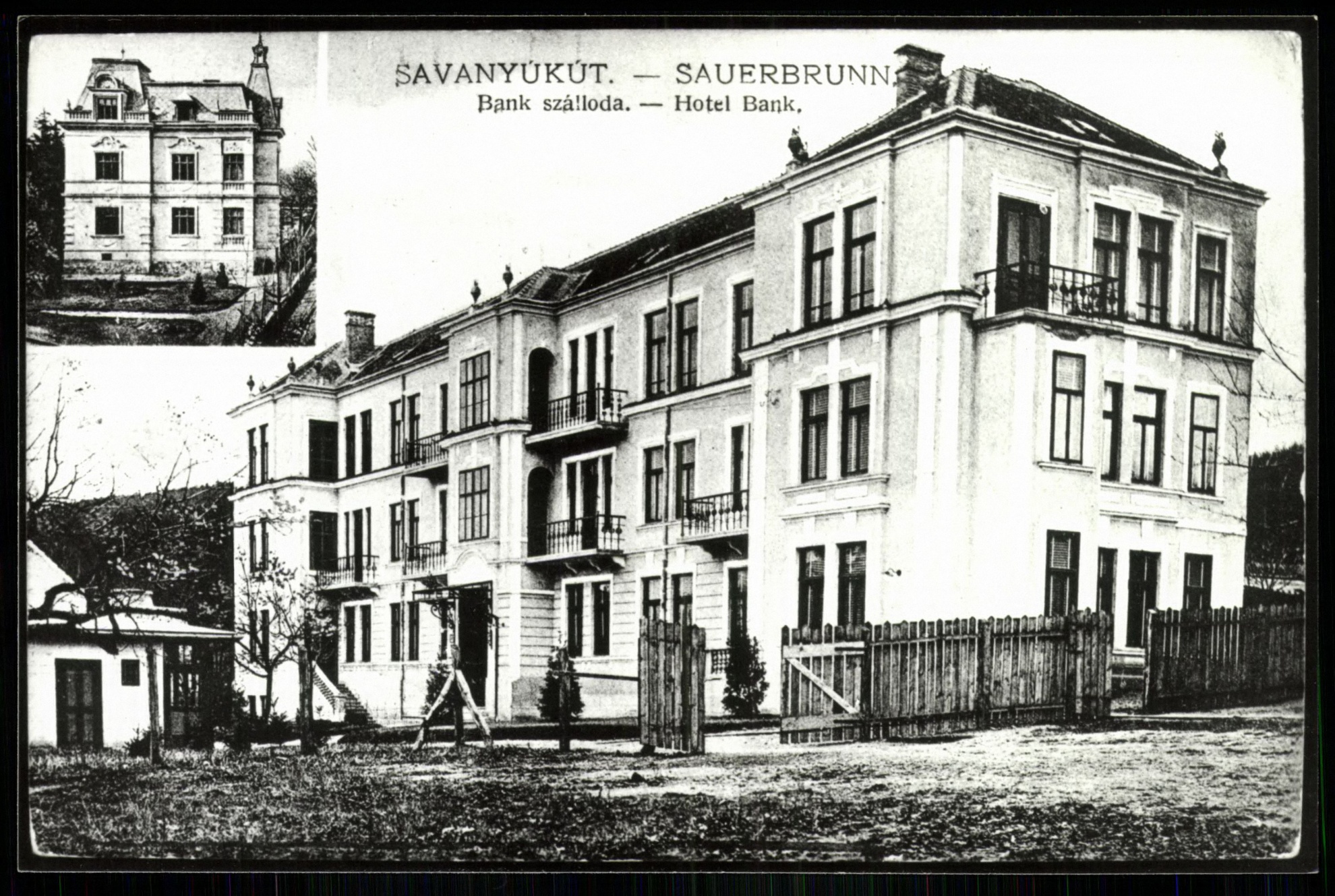 Savanyúkút Bank szálloda (Magyar Kereskedelmi és Vendéglátóipari Múzeum CC BY-NC-ND)