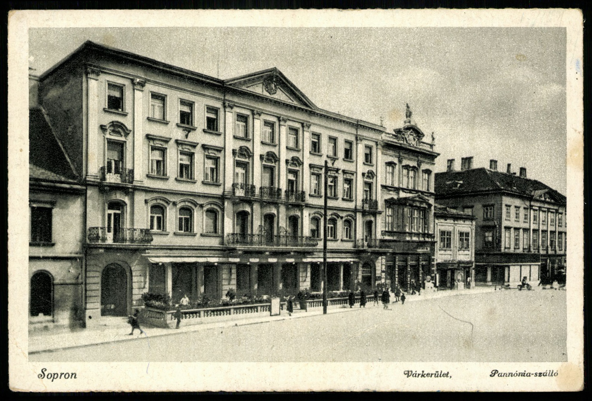 Sopron Várkerület. Pannónia szálló (Magyar Kereskedelmi és Vendéglátóipari Múzeum CC BY-NC-ND)