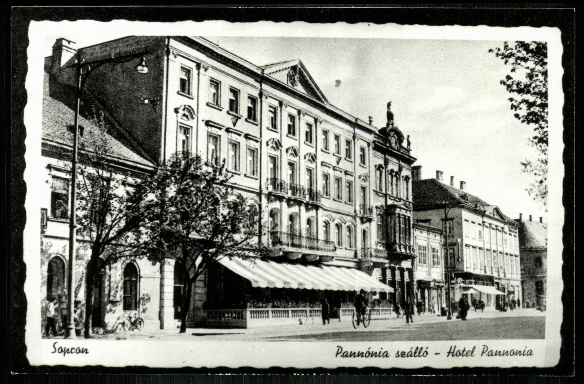 Sopron Pannónia szálló (Magyar Kereskedelmi és Vendéglátóipari Múzeum CC BY-NC-ND)