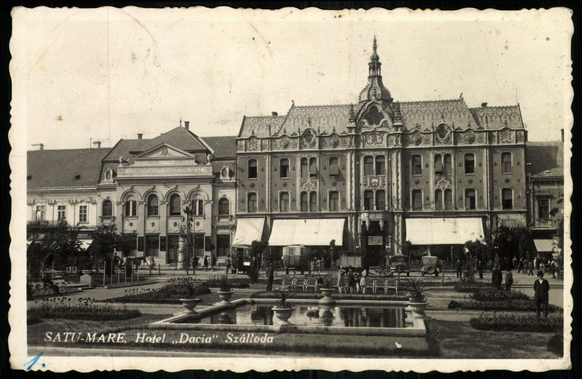 Szatmárnémeti Hotel „Dacia” Szálloda (Magyar Kereskedelmi és Vendéglátóipari Múzeum CC BY-NC-ND)