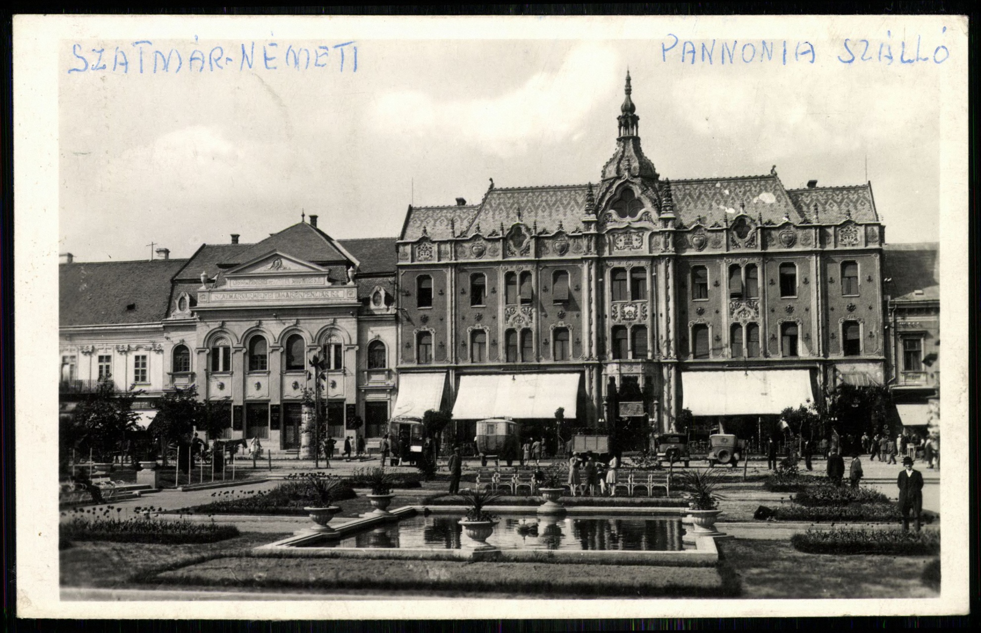 Szatmárnémeti Pannónia szálló (Magyar Kereskedelmi és Vendéglátóipari Múzeum CC BY-NC-ND)