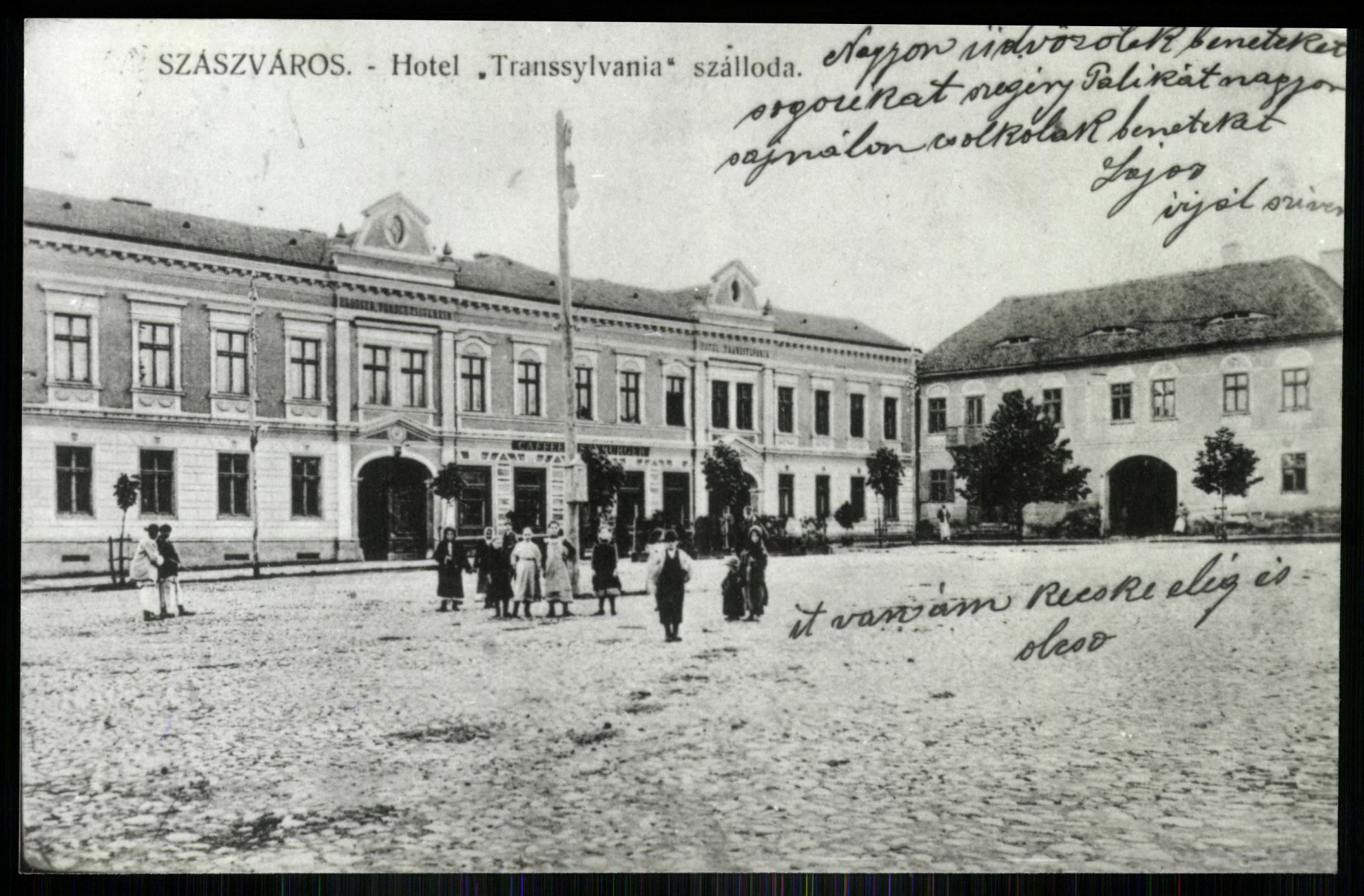 Szászváros. Hotel Transsylvania Szálloda (Magyar Kereskedelmi és Vendéglátóipari Múzeum CC BY-NC-ND)