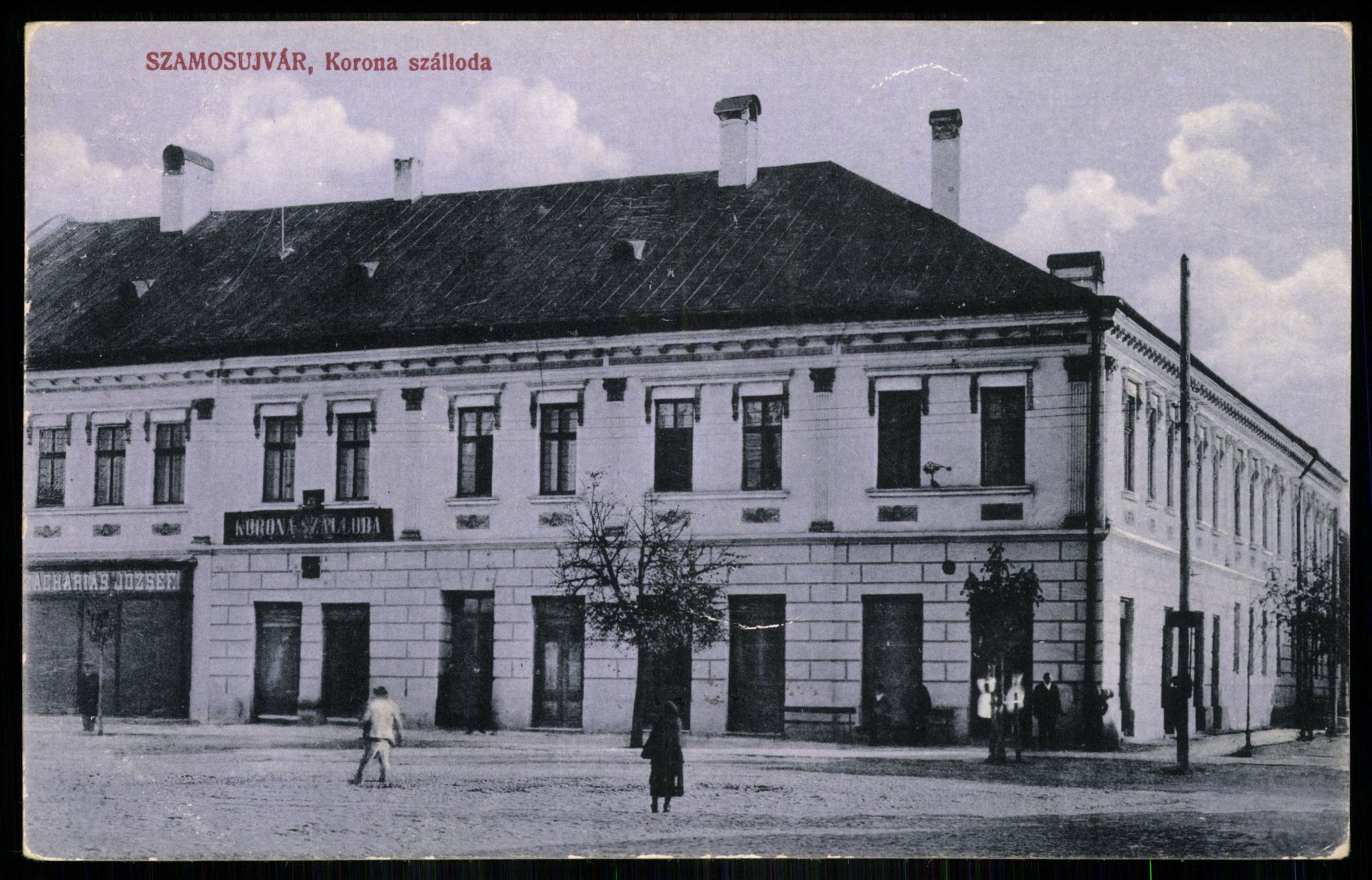 Szamosújvár Korona szálloda (Magyar Kereskedelmi és Vendéglátóipari Múzeum CC BY-NC-ND)