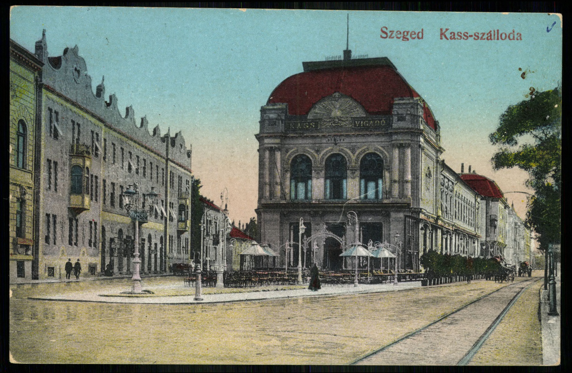 Szeged Kass szálloda (Magyar Kereskedelmi és Vendéglátóipari Múzeum CC BY-NC-ND)