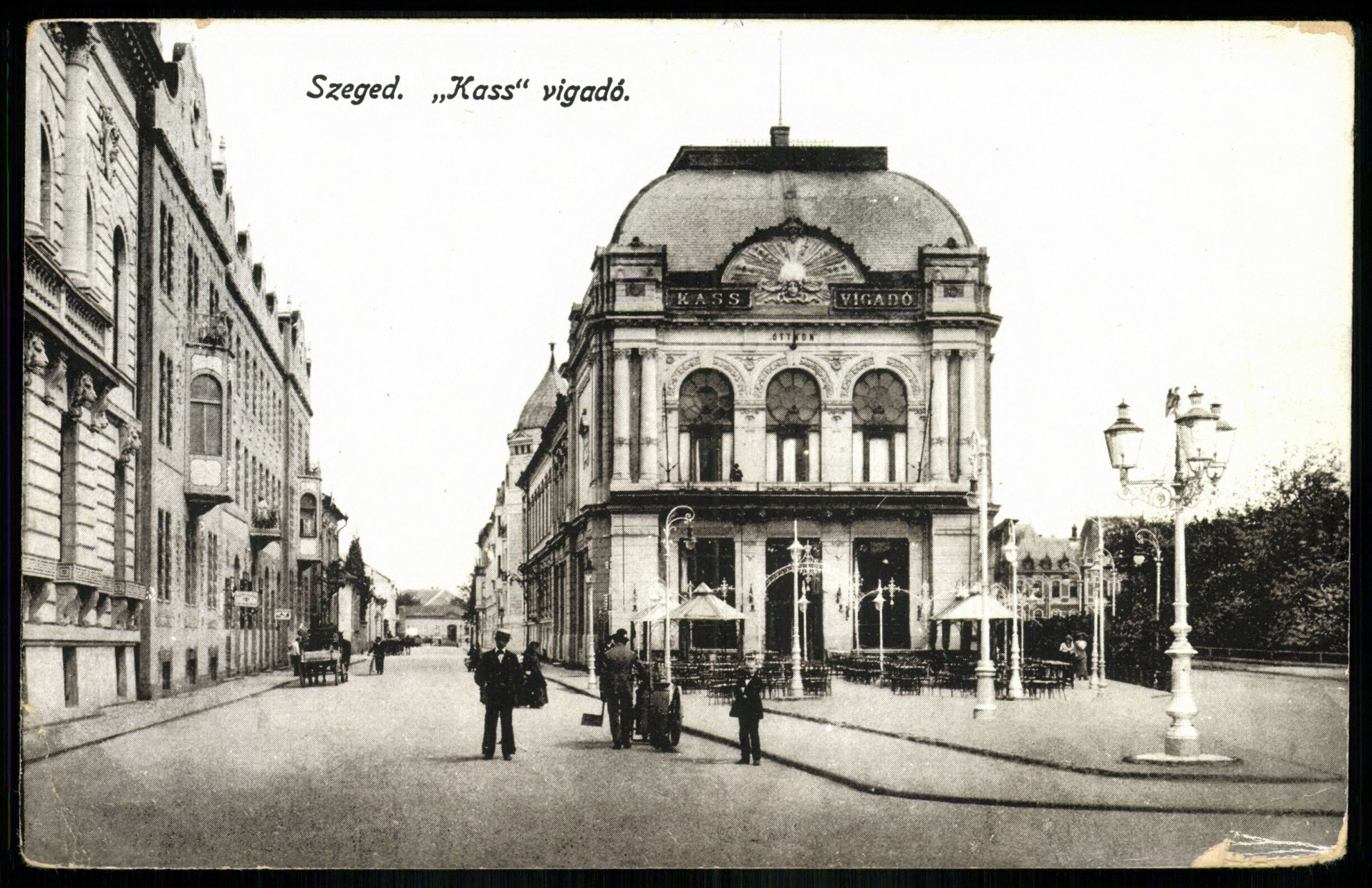 Szeged. &quot;Kass&quot; Vigadó (Magyar Kereskedelmi és Vendéglátóipari Múzeum CC BY-NC-ND)
