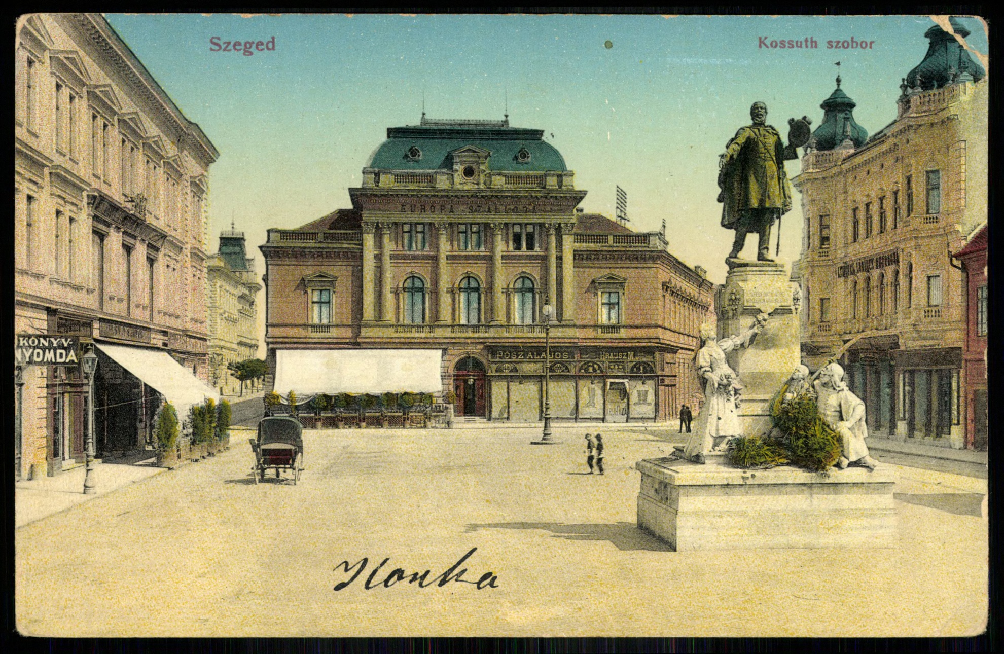 Szeged Kossuth szobor (Magyar Kereskedelmi és Vendéglátóipari Múzeum CC BY-NC-ND)