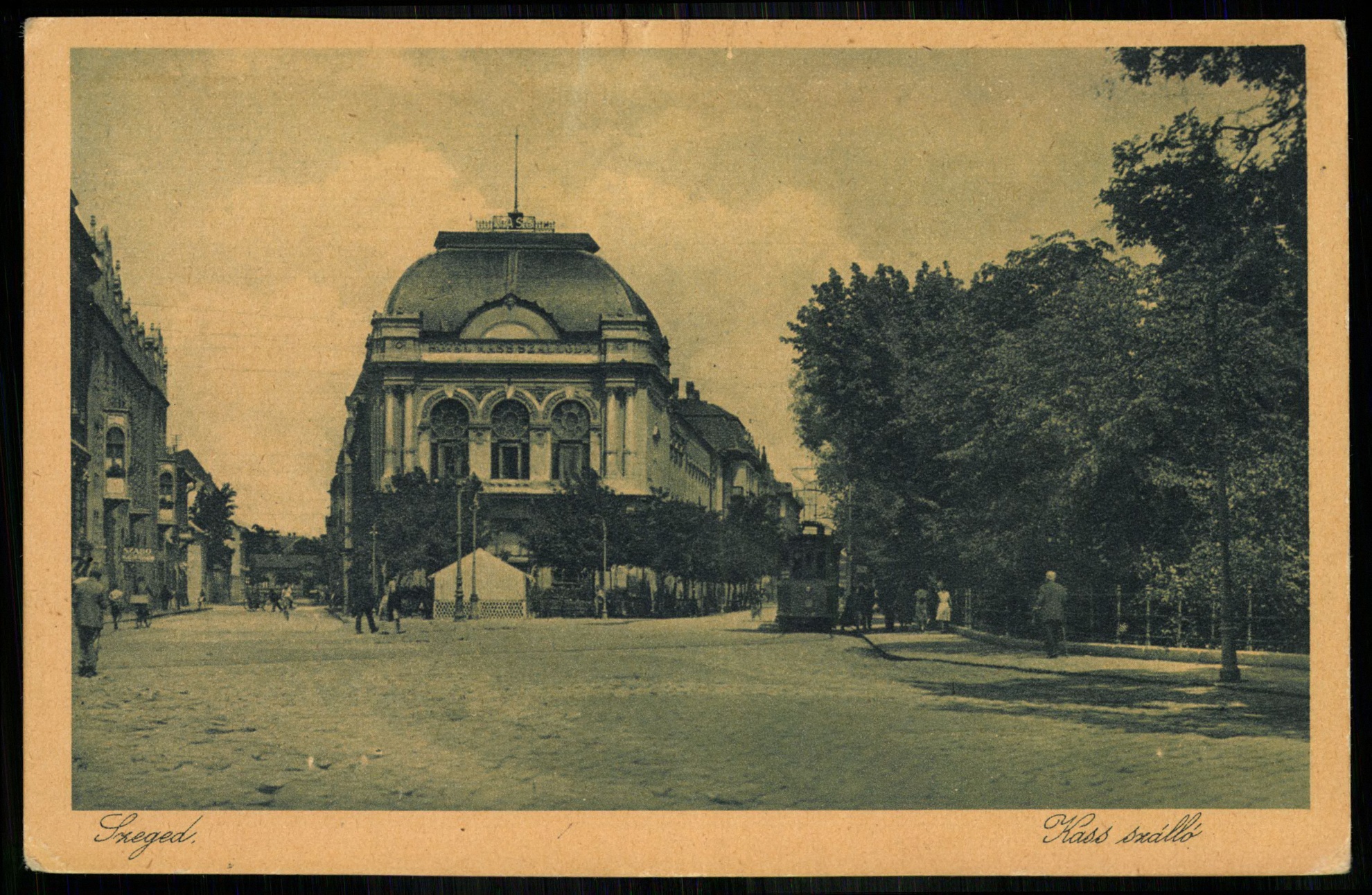 Szeged Kass szálló (Magyar Kereskedelmi és Vendéglátóipari Múzeum CC BY-NC-ND)