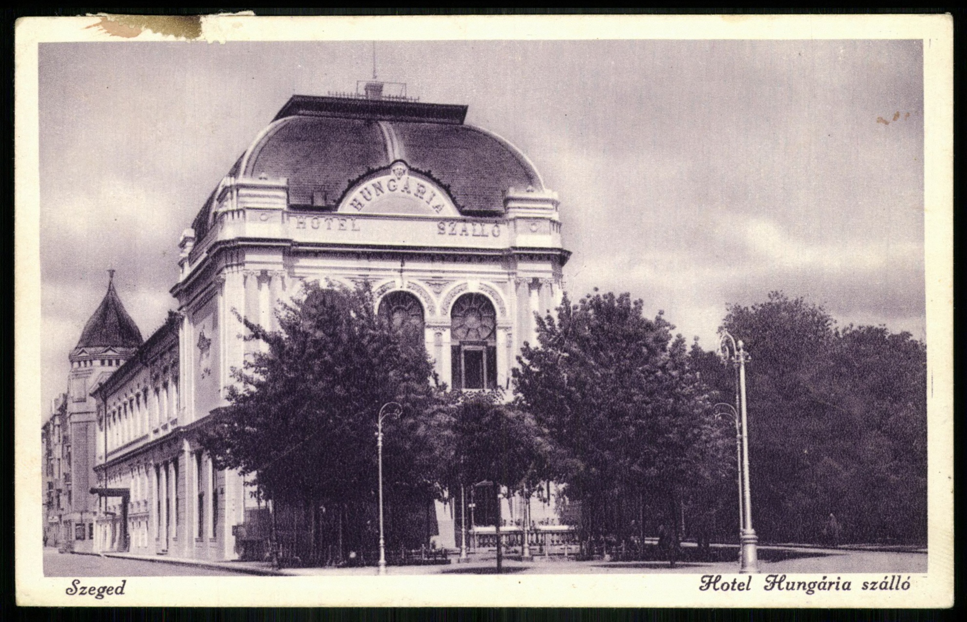 Szeged Hungária szálló (Magyar Kereskedelmi és Vendéglátóipari Múzeum CC BY-NC-ND)
