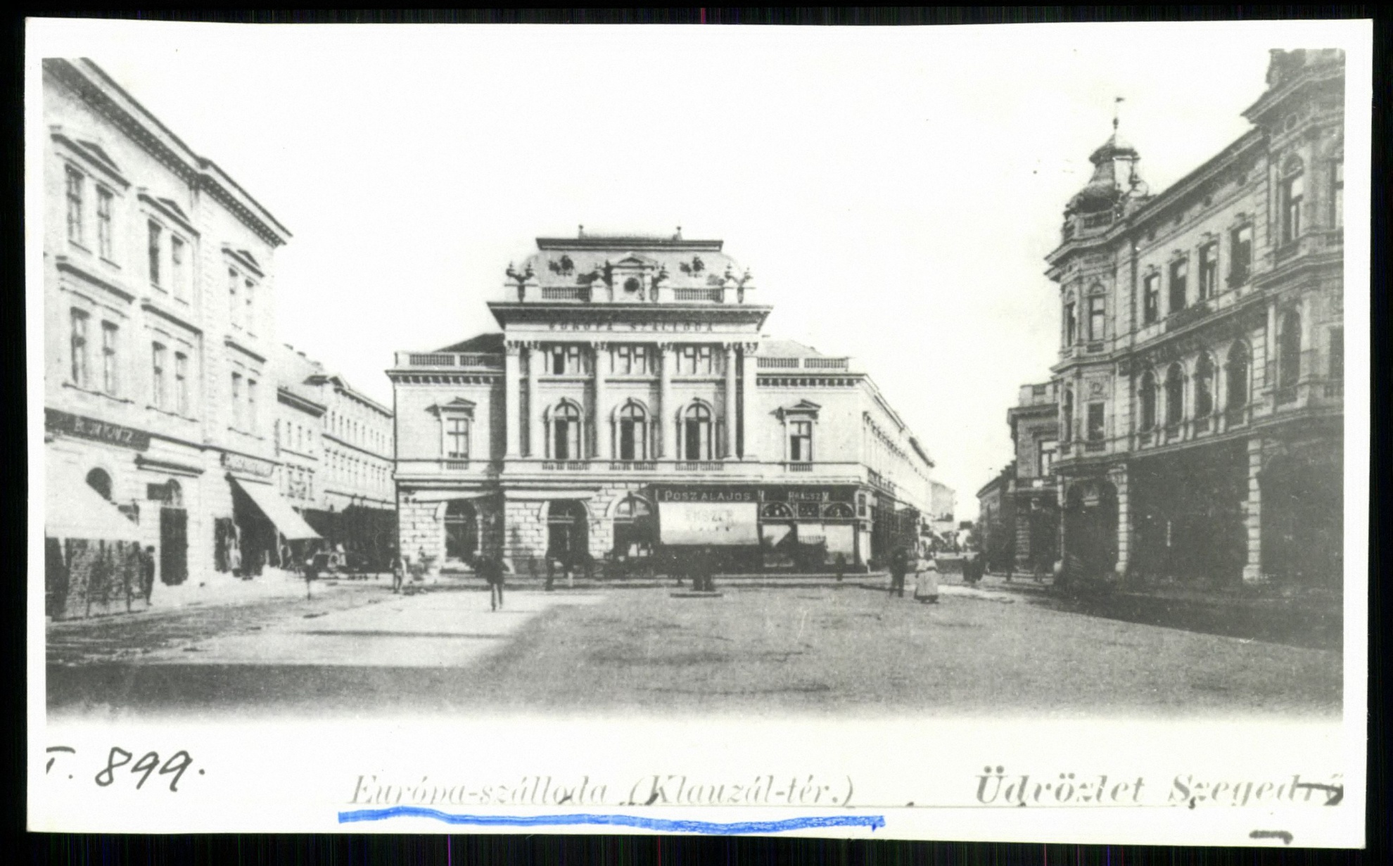 Szeged Európa szálloda (Klauzál tér) (Magyar Kereskedelmi és Vendéglátóipari Múzeum CC BY-NC-ND)