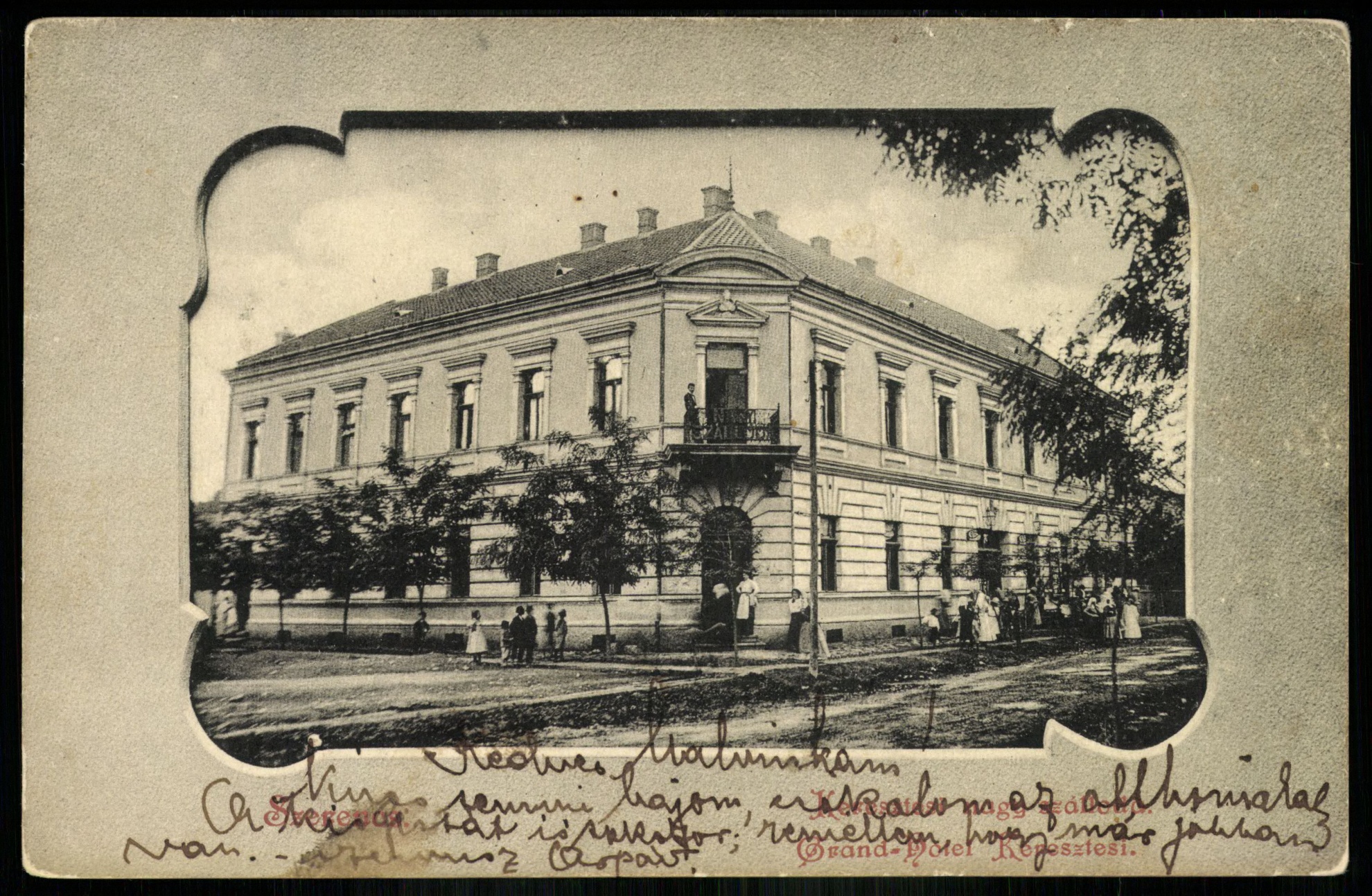 Szerencs (nem olvasható) nagyszálloda (Magyar Kereskedelmi és Vendéglátóipari Múzeum CC BY-NC-ND)