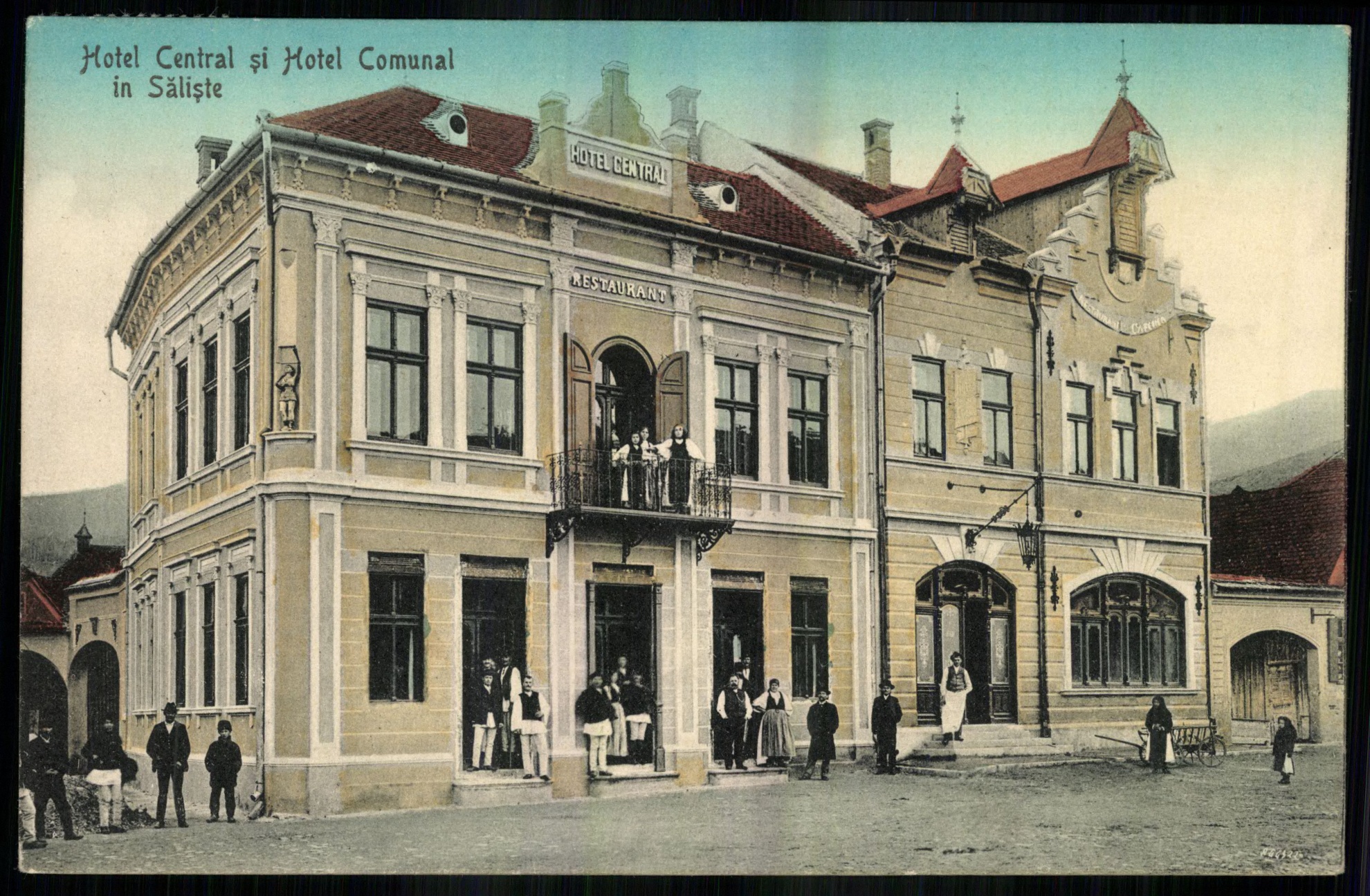 Szelestye Hotel Central şi Hotel Comunal (Magyar Kereskedelmi és Vendéglátóipari Múzeum CC BY-NC-ND)