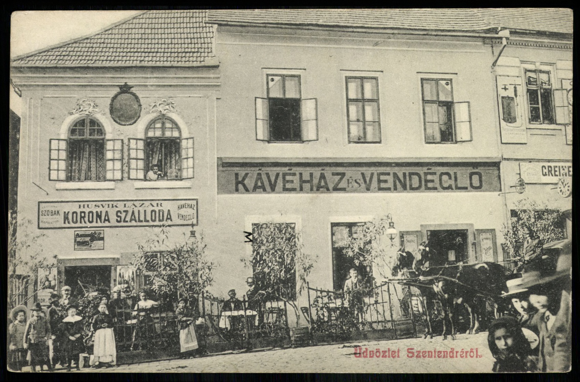 Szentendre Korona Szálloda. Husvik Lázár (Magyar Kereskedelmi és Vendéglátóipari Múzeum CC BY-NC-ND)