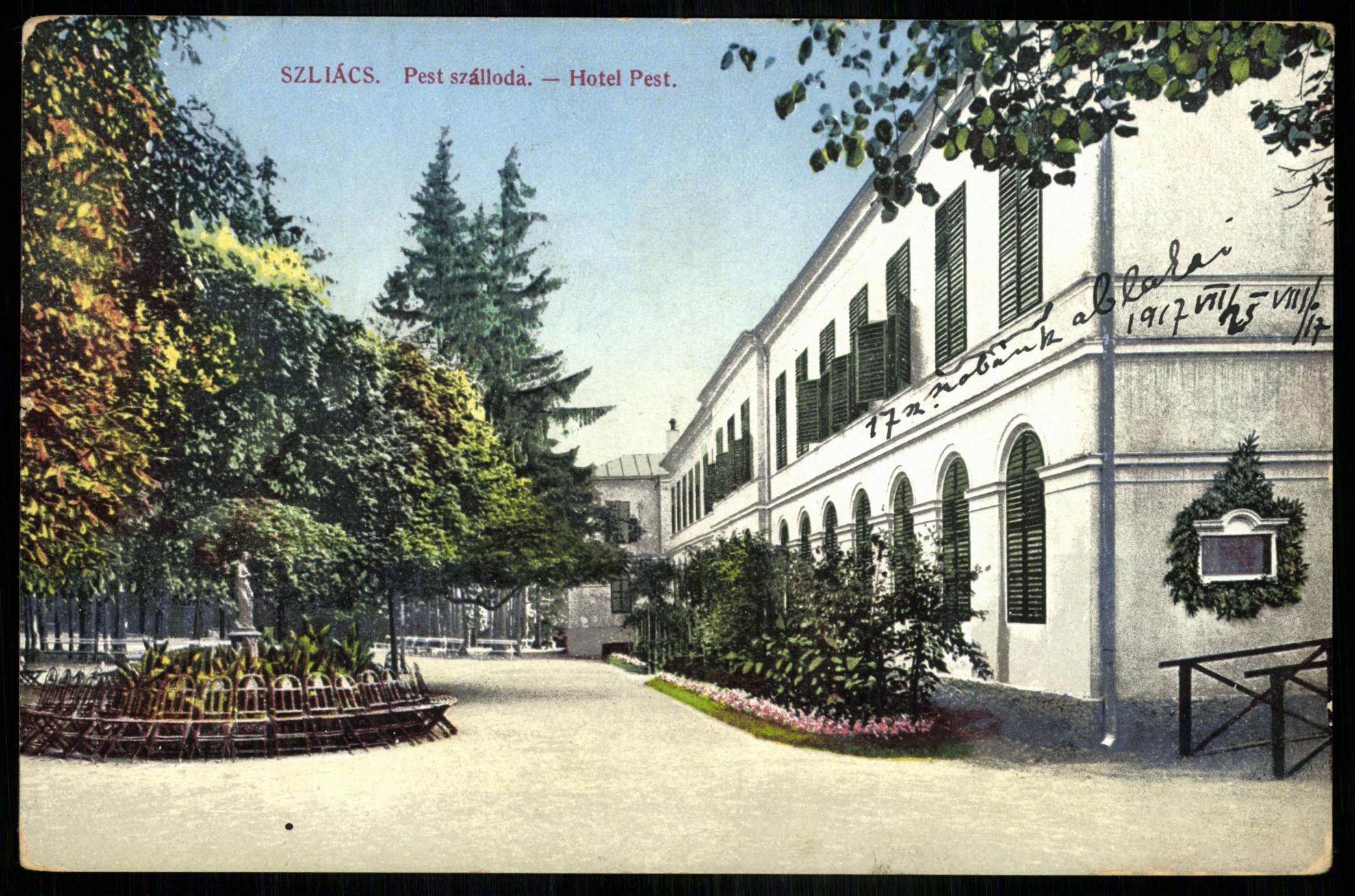 Szliács Pest szálloda (Magyar Kereskedelmi és Vendéglátóipari Múzeum CC BY-NC-ND)