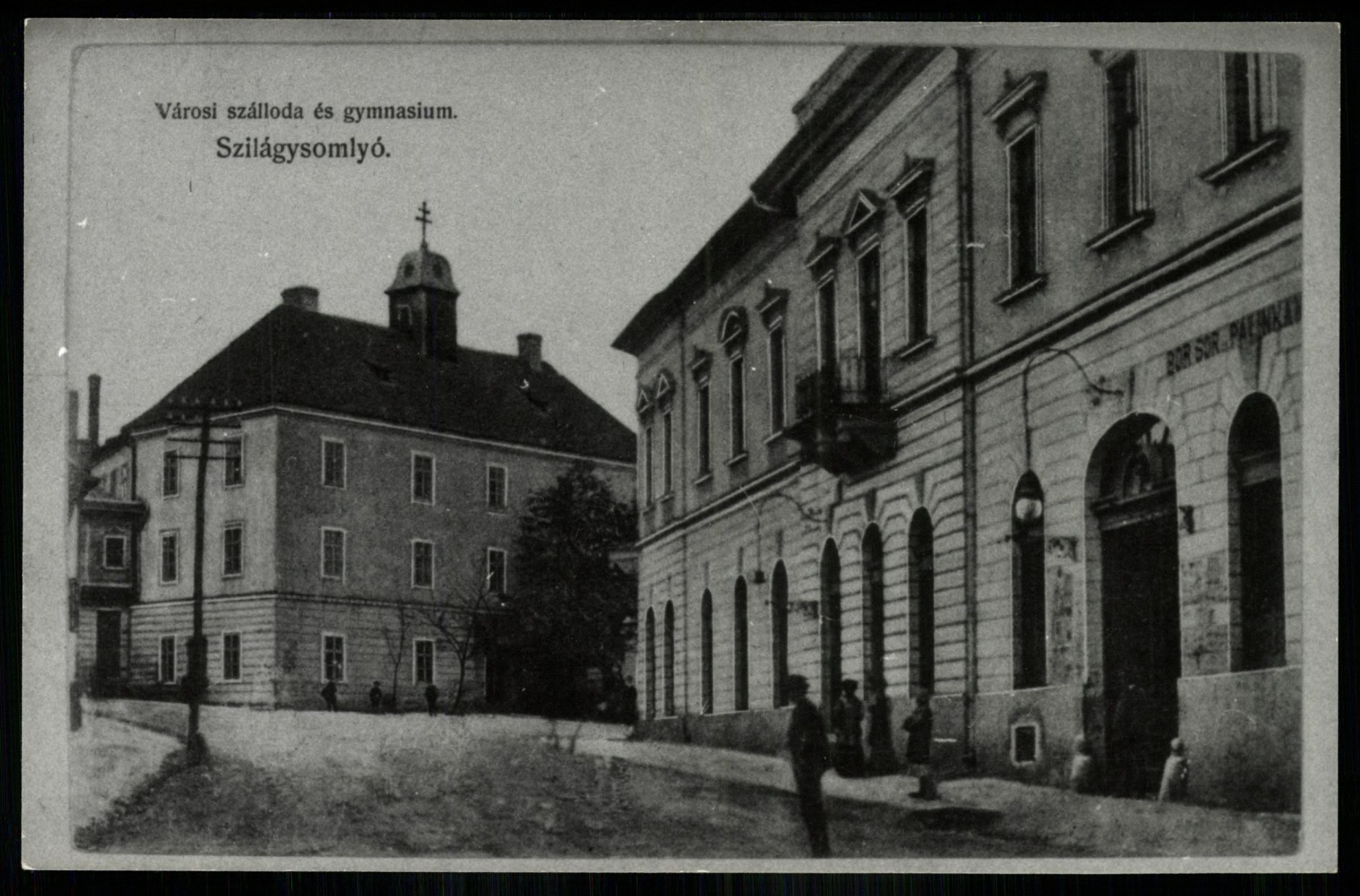 Szilágysomlyó Városi szálloda és gimnázium (Magyar Kereskedelmi és Vendéglátóipari Múzeum CC BY-NC-ND)