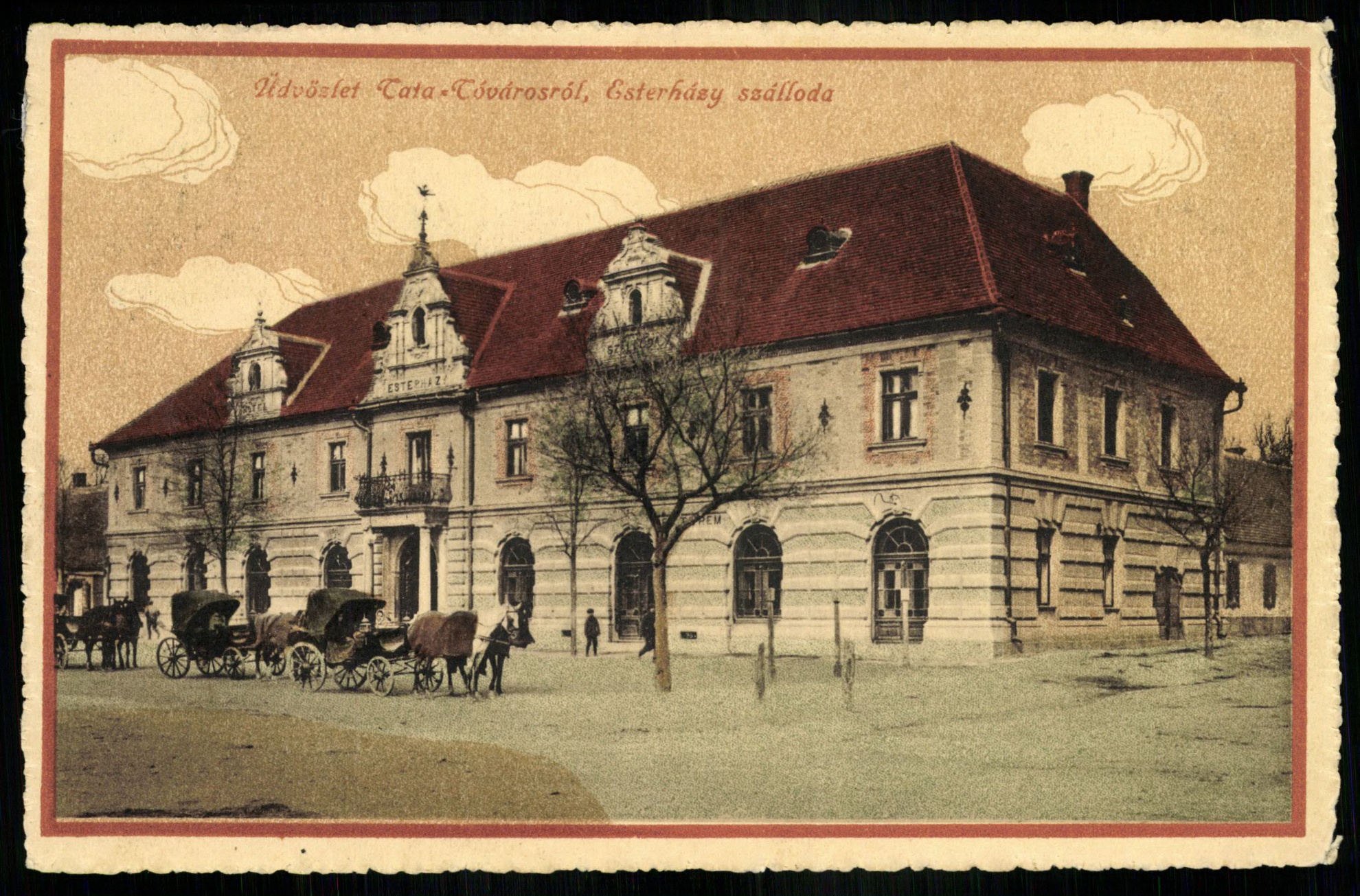 Tatatóváros Esterházy szálloda (Magyar Kereskedelmi és Vendéglátóipari Múzeum CC BY-NC-ND)