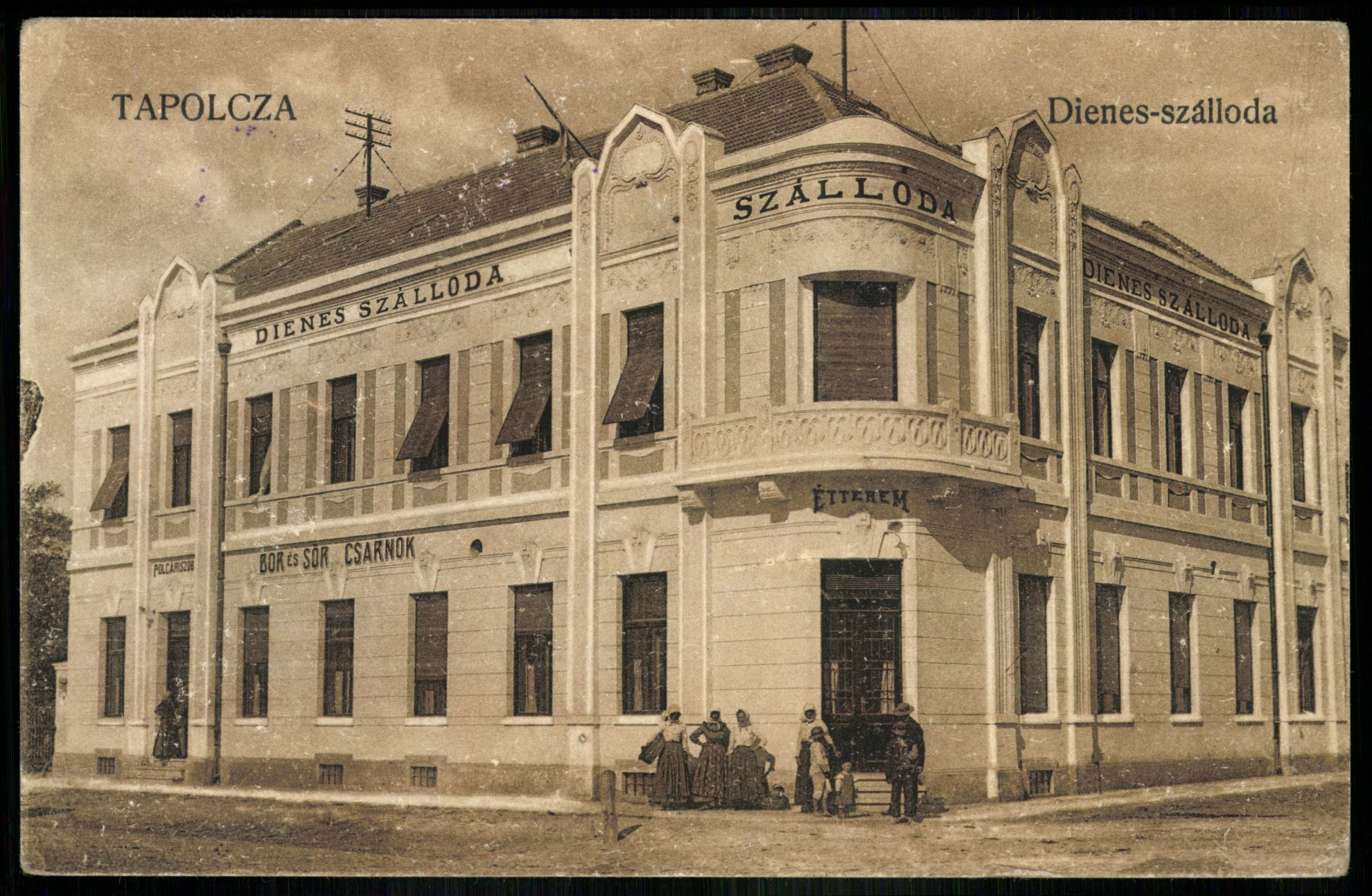 Tapolca Dienes-szálloda (Magyar Kereskedelmi és Vendéglátóipari Múzeum CC BY-NC-ND)