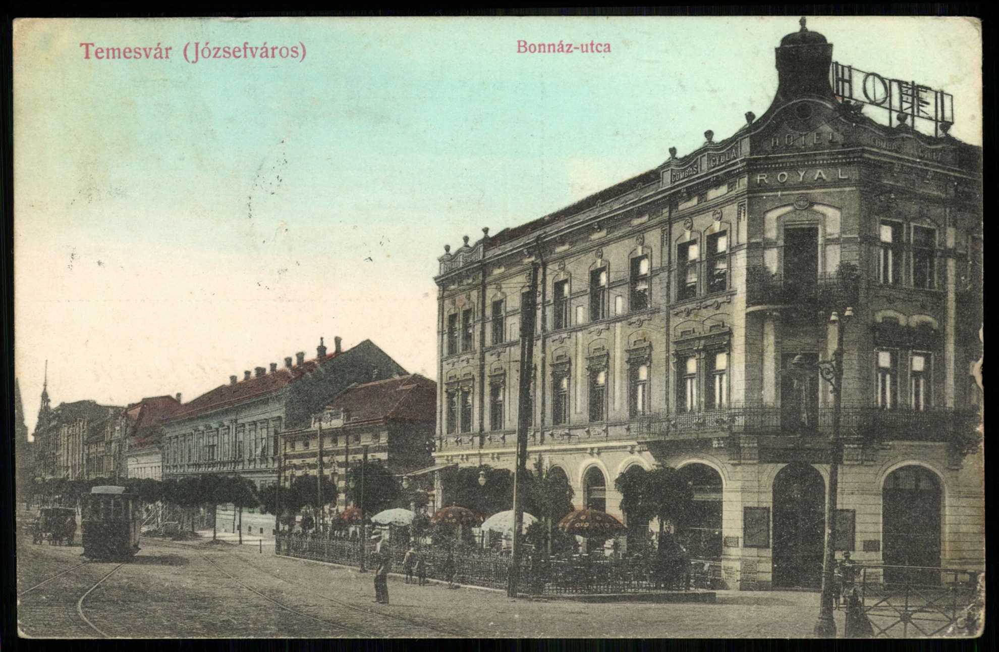 Temesvár (Józsefváros) Bonnáz utca (Magyar Kereskedelmi és Vendéglátóipari Múzeum CC BY-NC-ND)