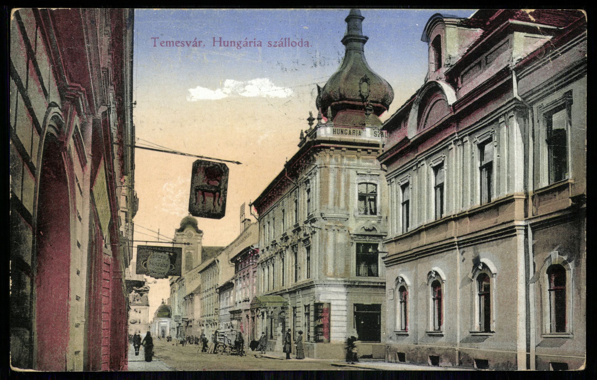 Temesvár Hungária szálloda (Magyar Kereskedelmi és Vendéglátóipari Múzeum CC BY-NC-ND)