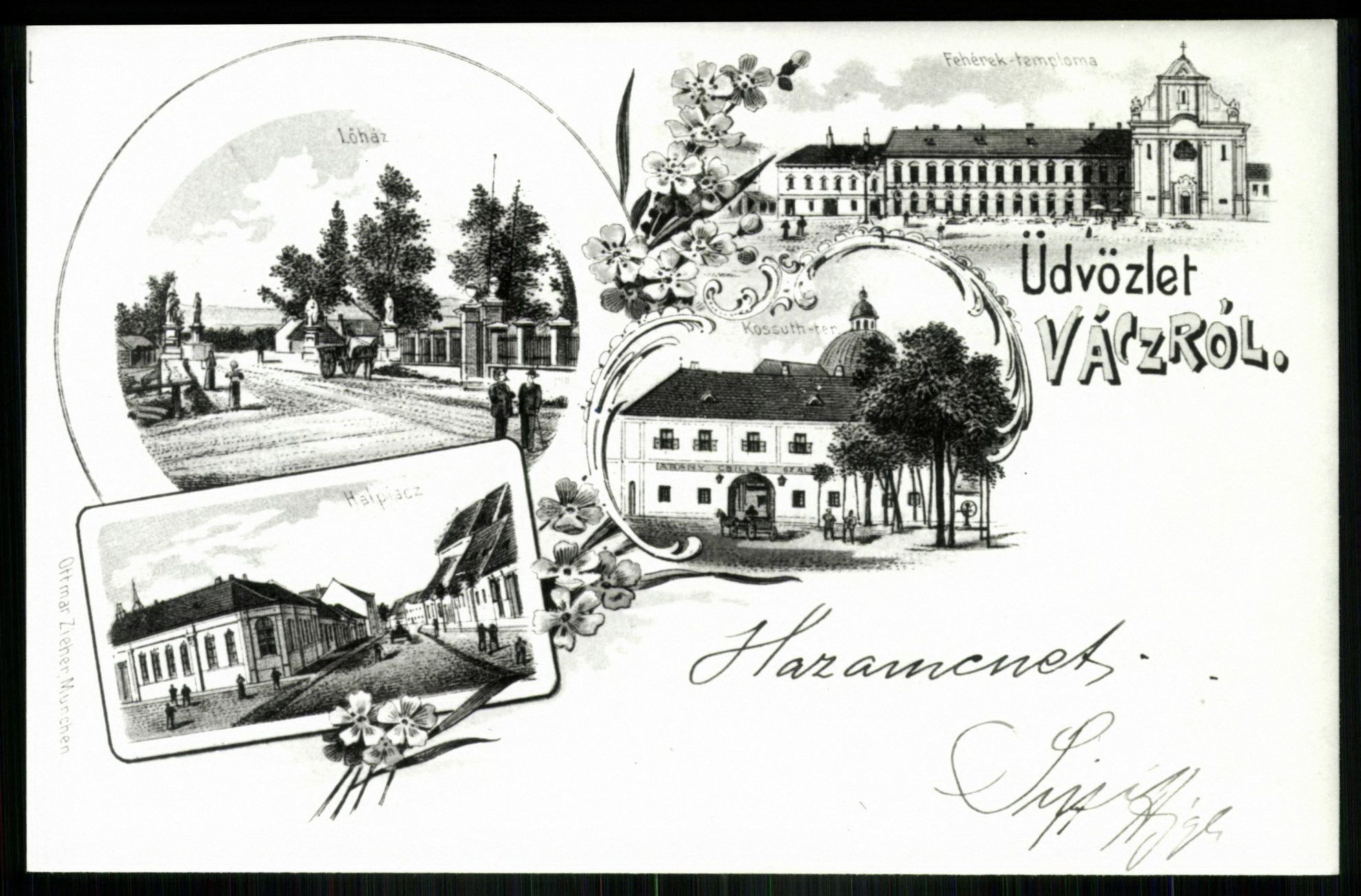 Vác Lőház, Fehérek temploma, Kossuth tér, Halpiac (Magyar Kereskedelmi és Vendéglátóipari Múzeum CC BY-NC-ND)