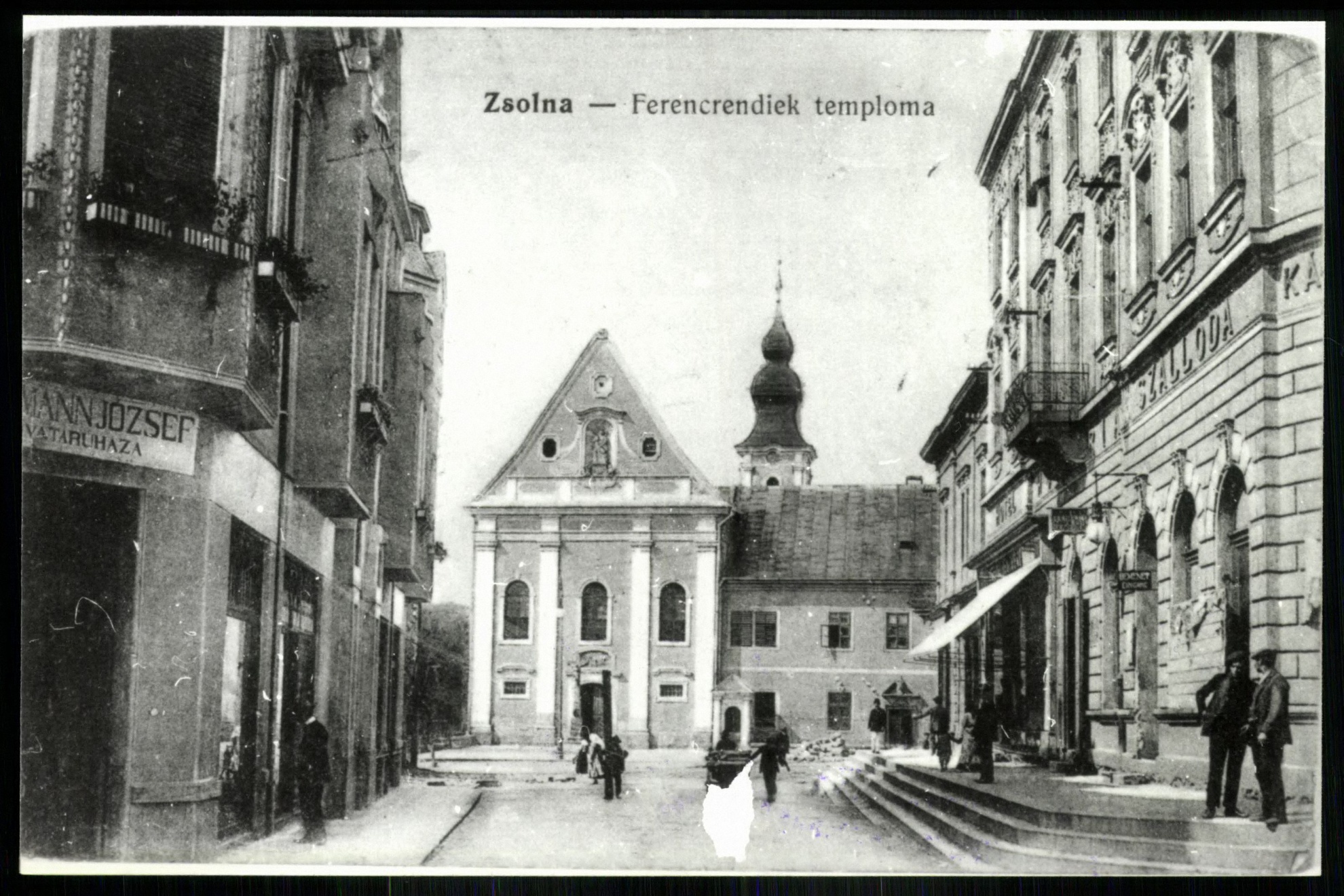 Zsolna Felső Sánc utca. Szálloda (Magyar Kereskedelmi és Vendéglátóipari Múzeum CC BY-NC-ND)