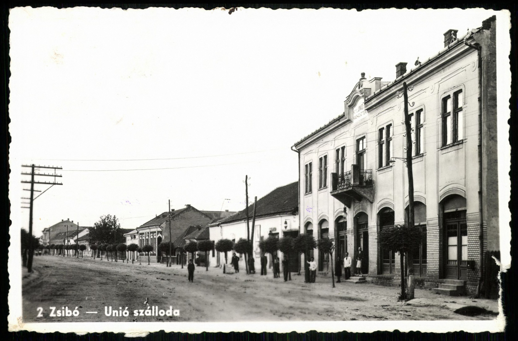 Zsibó Unió szálloda (Magyar Kereskedelmi és Vendéglátóipari Múzeum CC BY-NC-ND)