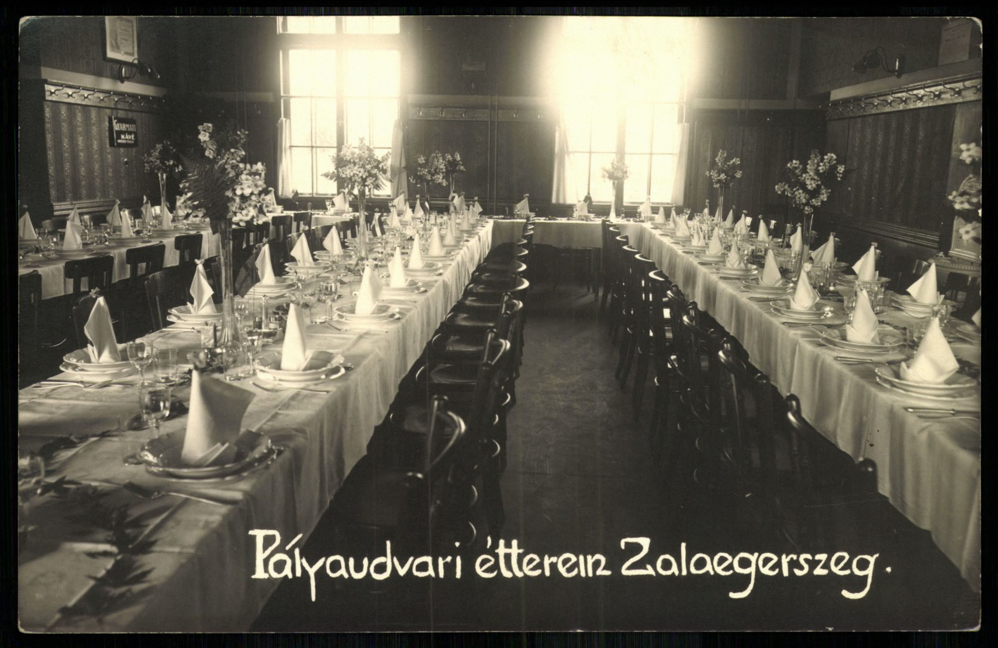 Zalaegerszeg Pályaudvari étterem (Magyar Kereskedelmi és Vendéglátóipari Múzeum CC BY-NC-ND)