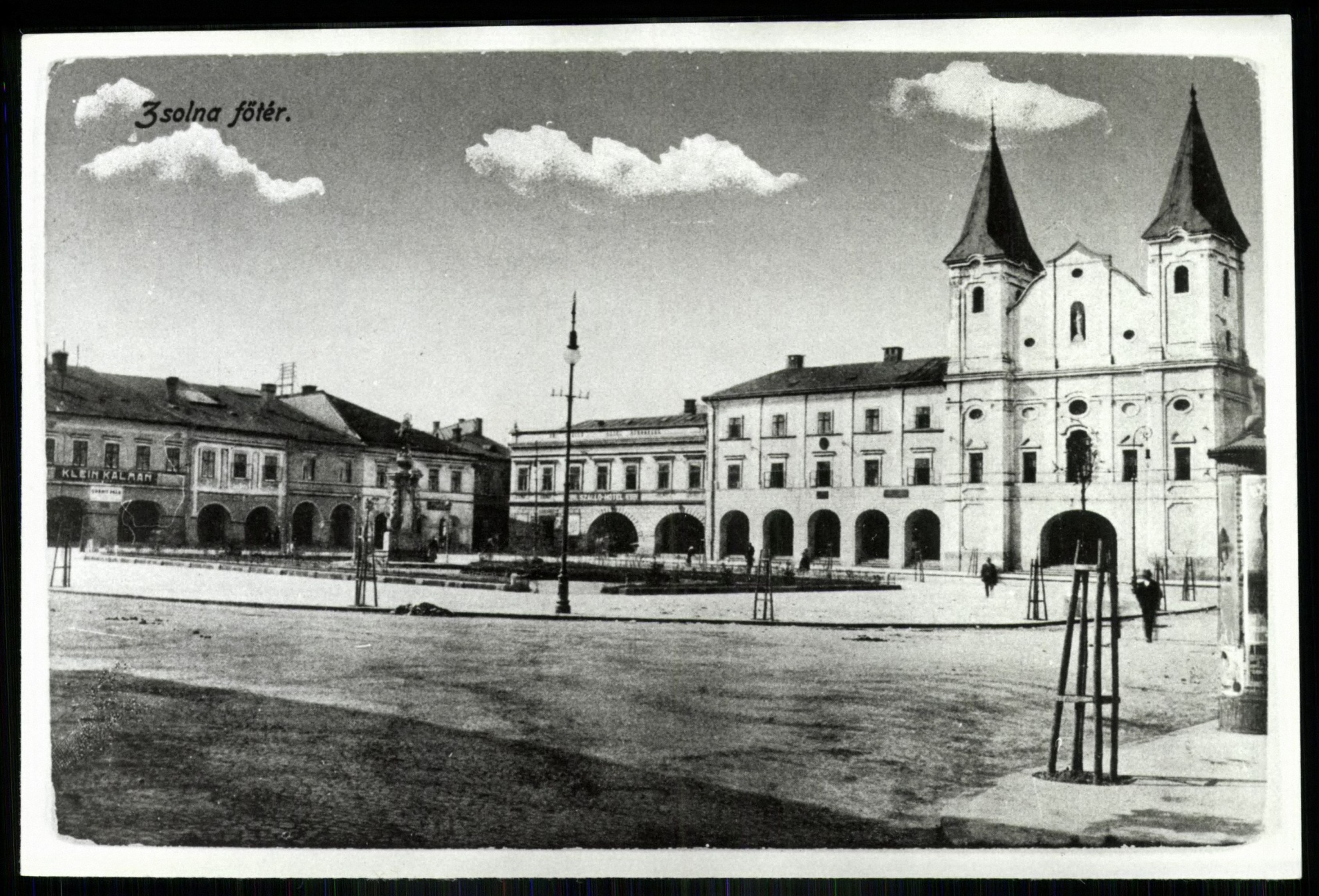Zsolna Helioz. Schule. Hotel Garni (Magyar Kereskedelmi és Vendéglátóipari Múzeum CC BY-NC-ND)