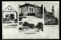 Friedmann Dávid vegyeskereskedése és szikvízgyára; Fő utca; Evangélikus református templom