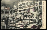 Élő Ferenc fűszer- és csemege kereskedése belső képe