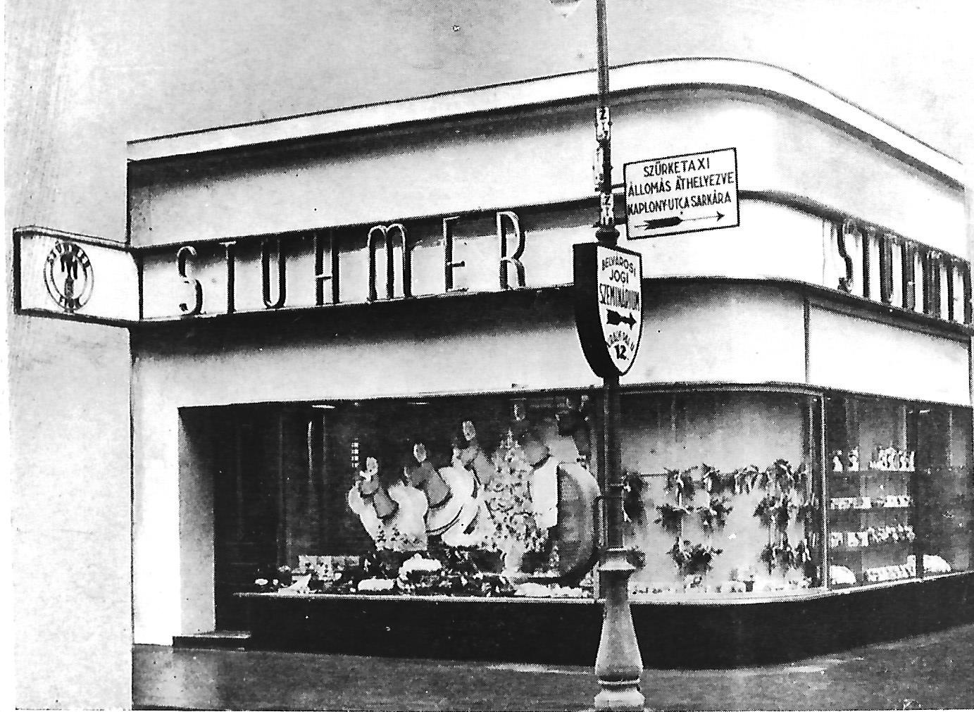 Stühmer üzlet Budapest 1935. (Magyar Kereskedelmi és Vendéglátóipari Múzeum CC BY-NC-ND)