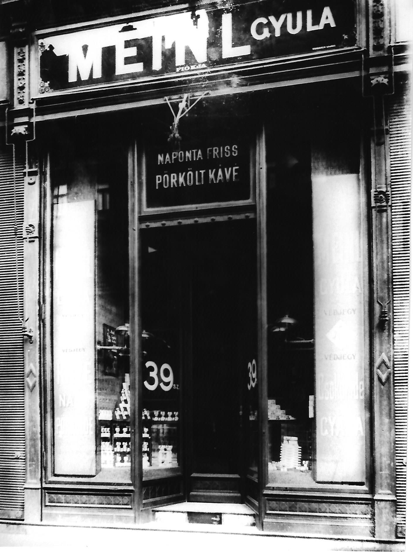 Meinl üzlet Budapest 1930. (Magyar Kereskedelmi és Vendéglátóipari Múzeum CC BY-NC-ND)