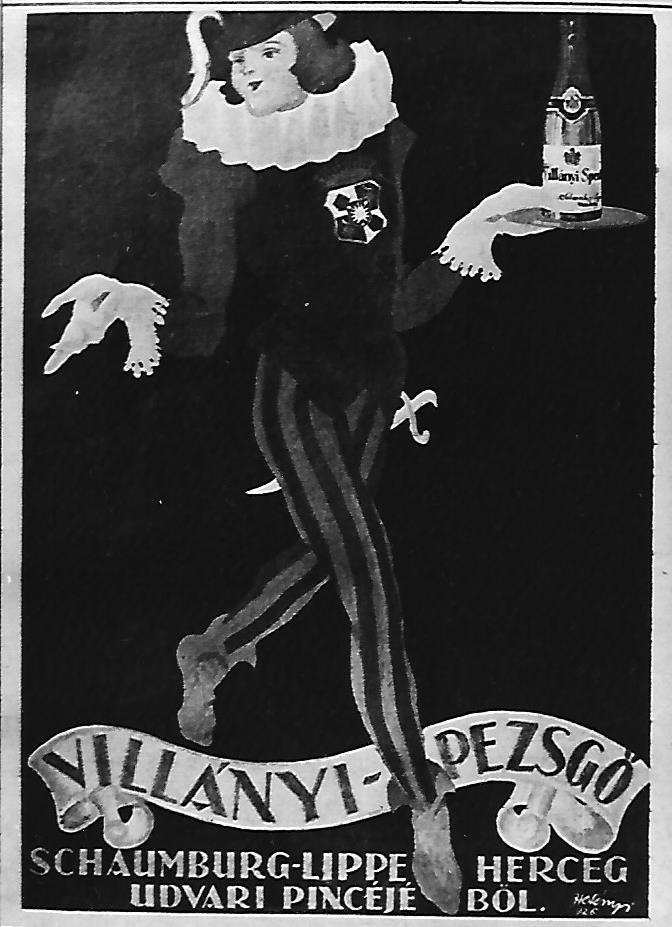 hirdetés Schaumburg-Lippe herceg pincészete Villány 1927. (Magyar Kereskedelmi és Vendéglátóipari Múzeum CC BY-NC-ND)