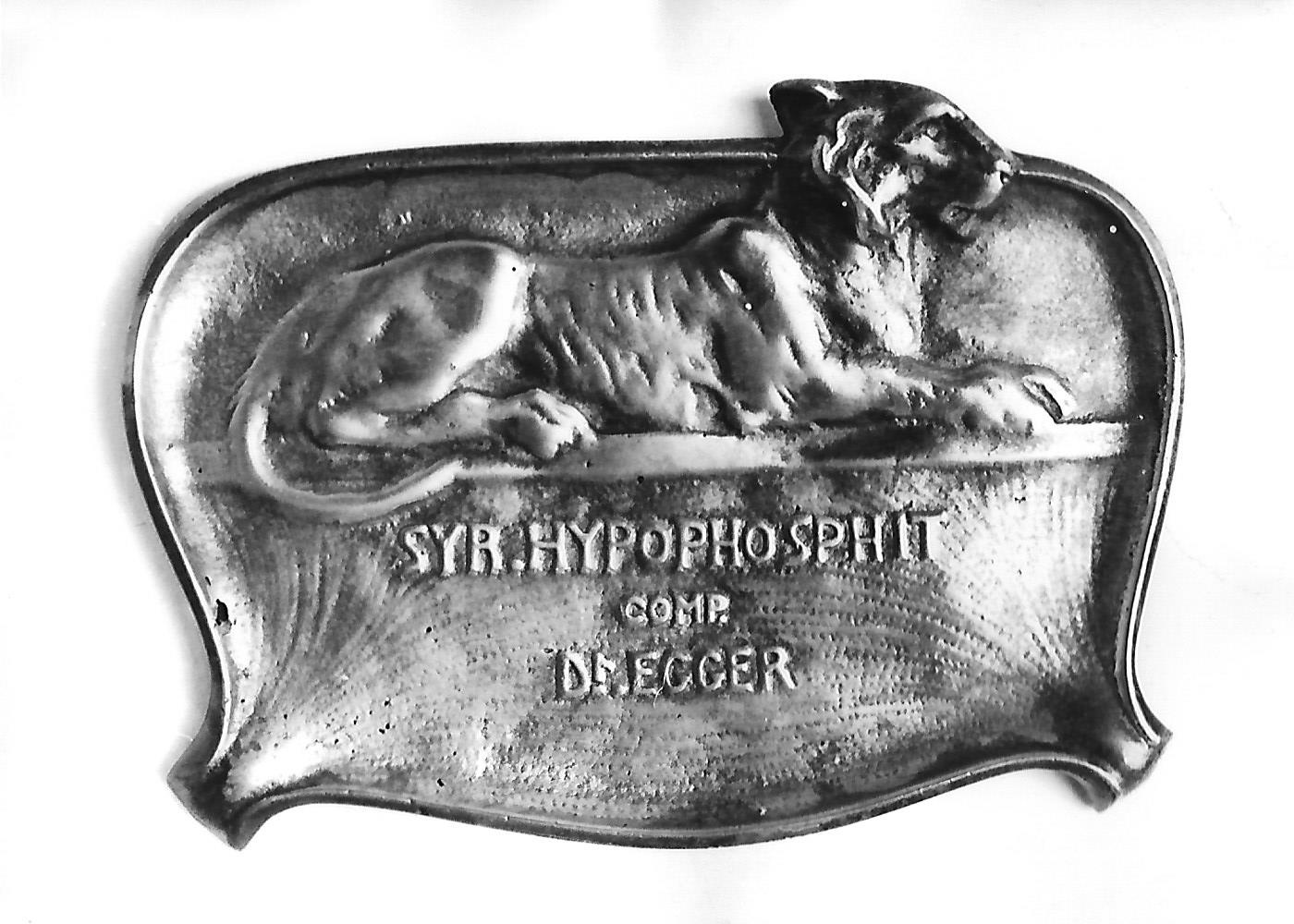 reklámtál Dr. Egger Budapest (Magyar Kereskedelmi és Vendéglátóipari Múzeum CC BY-NC-ND)