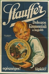 Reklámplakát Stauffer és fiai Répcelak 1905.