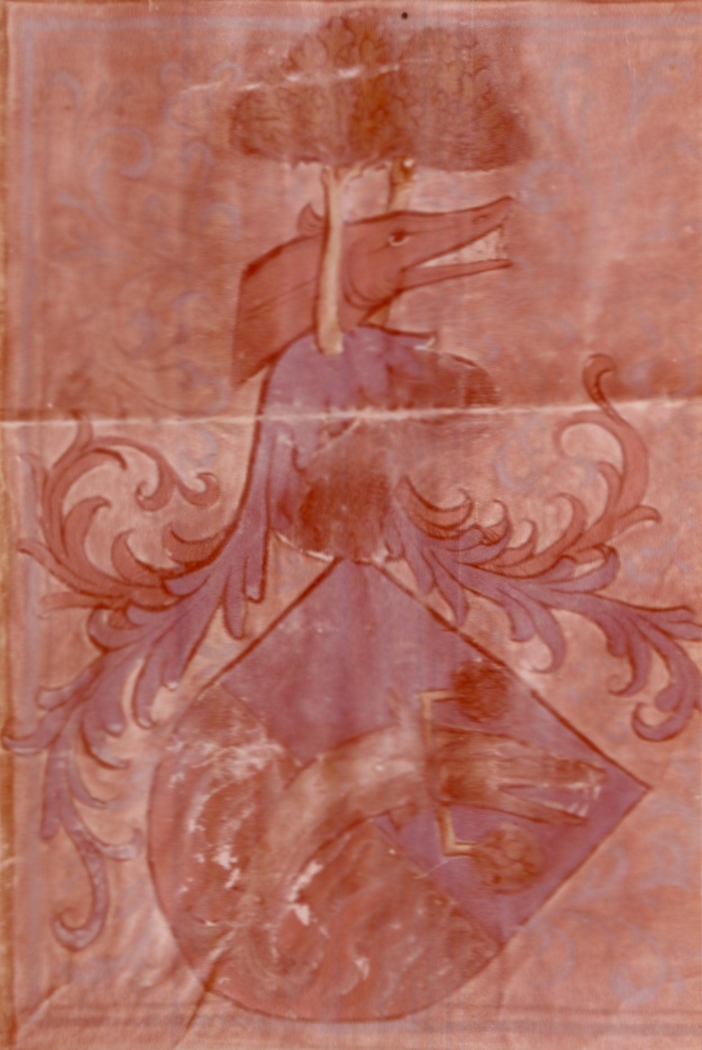 Eresztvényi Ferenc, Zsigmond király főszakácsmesterének címere (Magyar Kereskedelmi és Vendéglátóipari Múzeum CC BY-NC-ND)