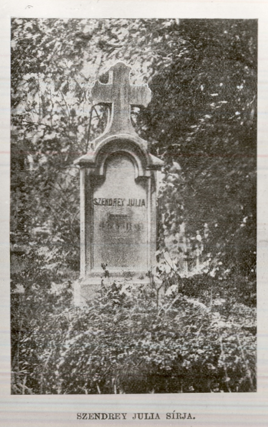 Szendrey Júlia sírja (Magyar Kereskedelmi és Vendéglátóipari Múzeum CC BY-NC-ND)