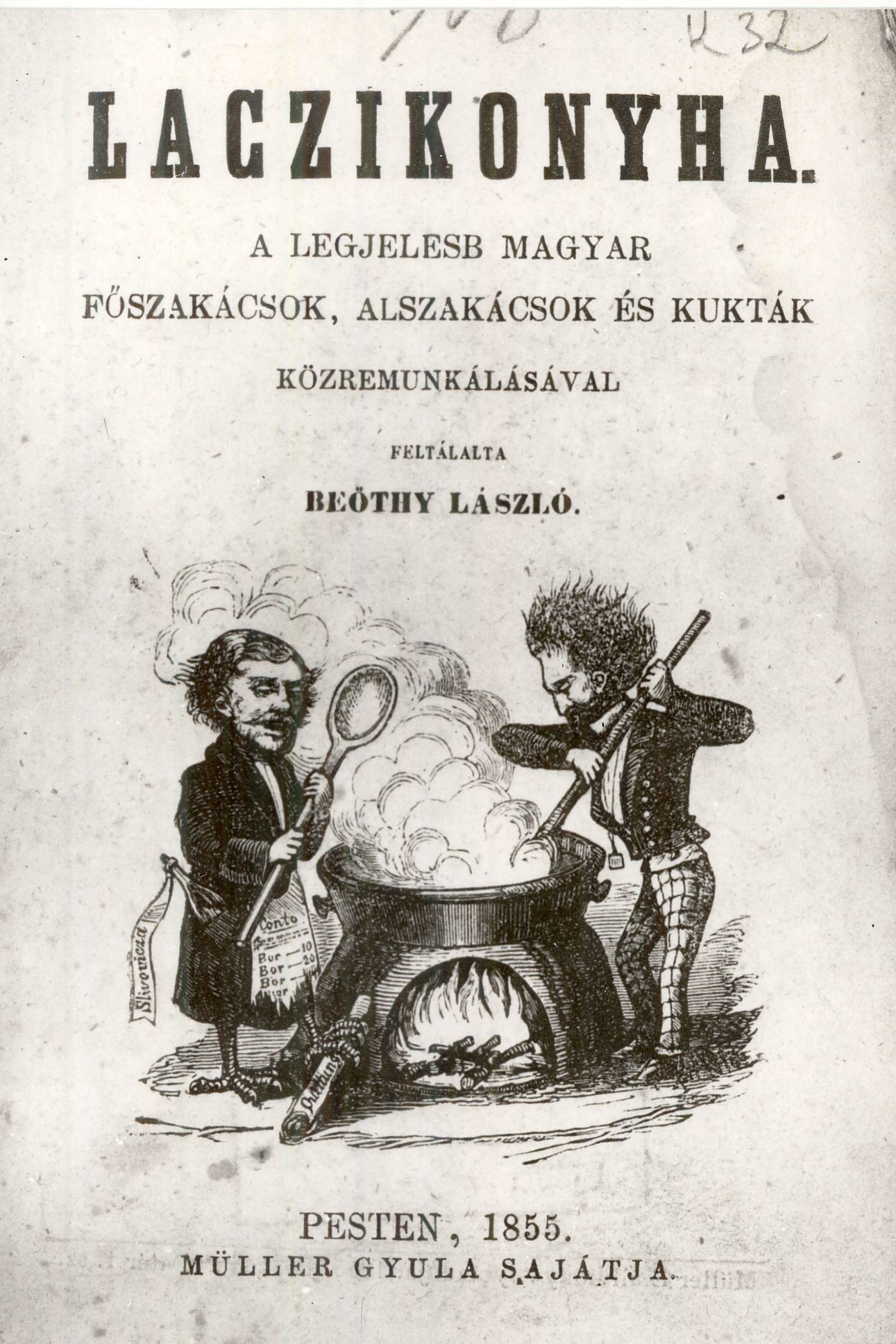 Laczikonyha, Pest 1855. (Magyar Kereskedelmi és Vendéglátóipari Múzeum CC BY-NC-ND)