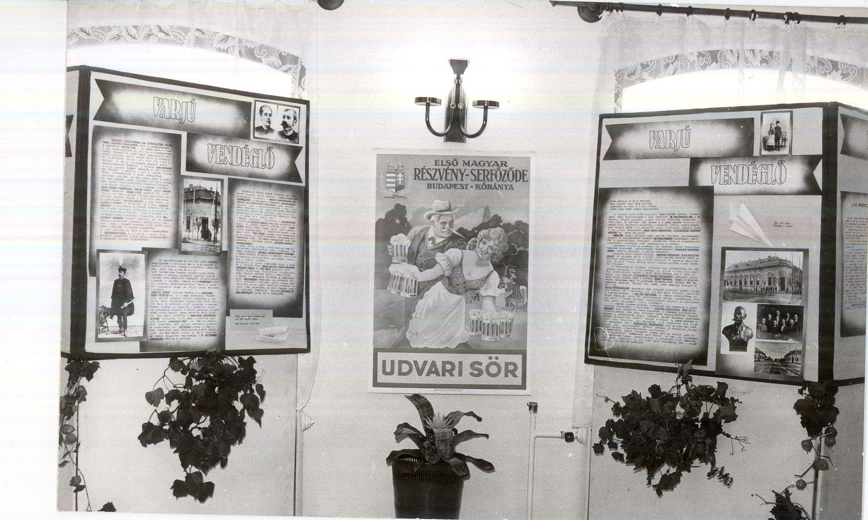 &quot;120 éves a Kispesti Vendéglátás&quot; c. kiállítás, 1989. (Magyar Kereskedelmi és Vendéglátóipari Múzeum CC BY-NC-ND)