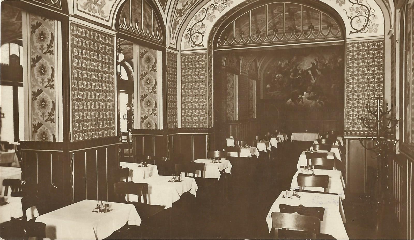 Spolarich Söröző-étterem, Budapest 1927. (Magyar Kereskedelmi és Vendéglátóipari Múzeum CC BY-NC-ND)