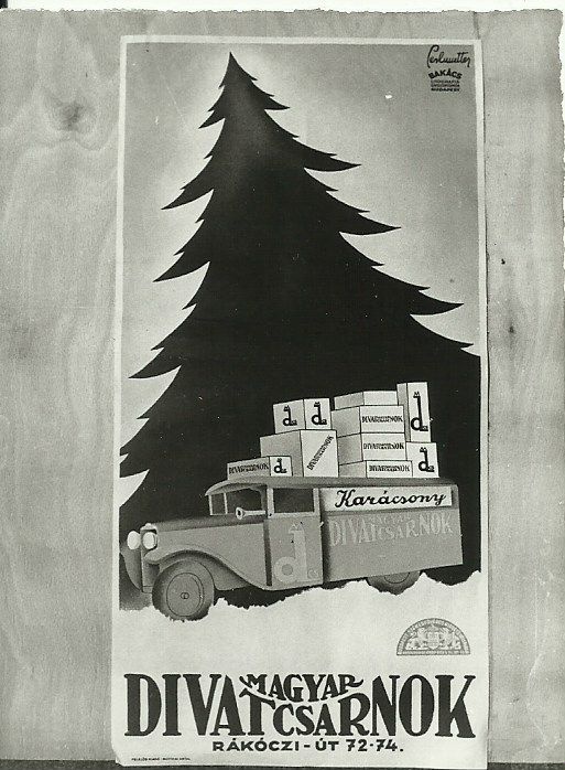 Karácsony a Divatcsarnokban, Budapest 1938. (Magyar Kereskedelmi és Vendéglátóipari Múzeum CC BY-NC-ND)