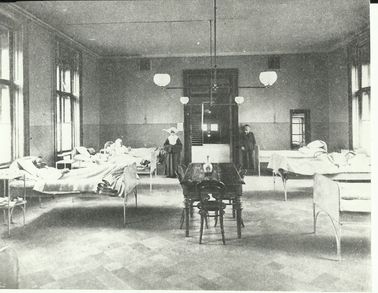 Ferenc József Kereskedelmi  Kórház Kórterme (Magyar Kereskedelmi és Vendéglátóipari Múzeum CC BY-NC-ND)