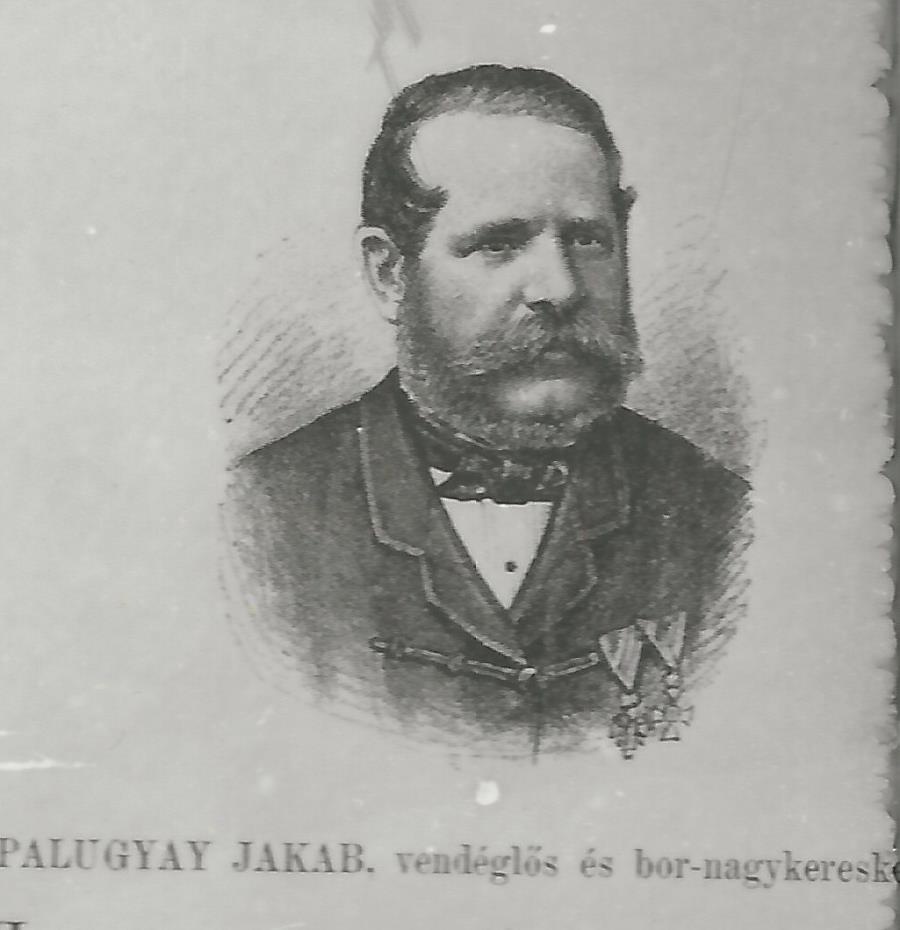 Palugyai Jakab vendéglős és bor-nagykereskedő portréja Budapest XIX. század második fele (Magyar Kereskedelmi és Vendéglátóipari Múzeum CC BY-NC-ND)