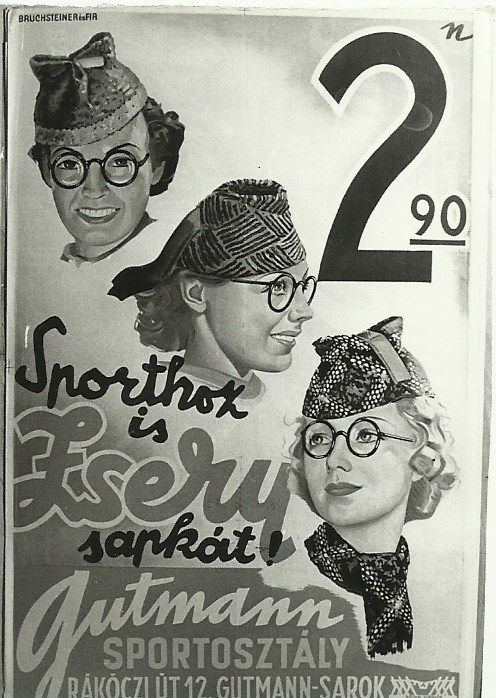 Sporthoz is Zseky sapkát (Magyar Kereskedelmi és Vendéglátóipari Múzeum CC BY-NC-ND)