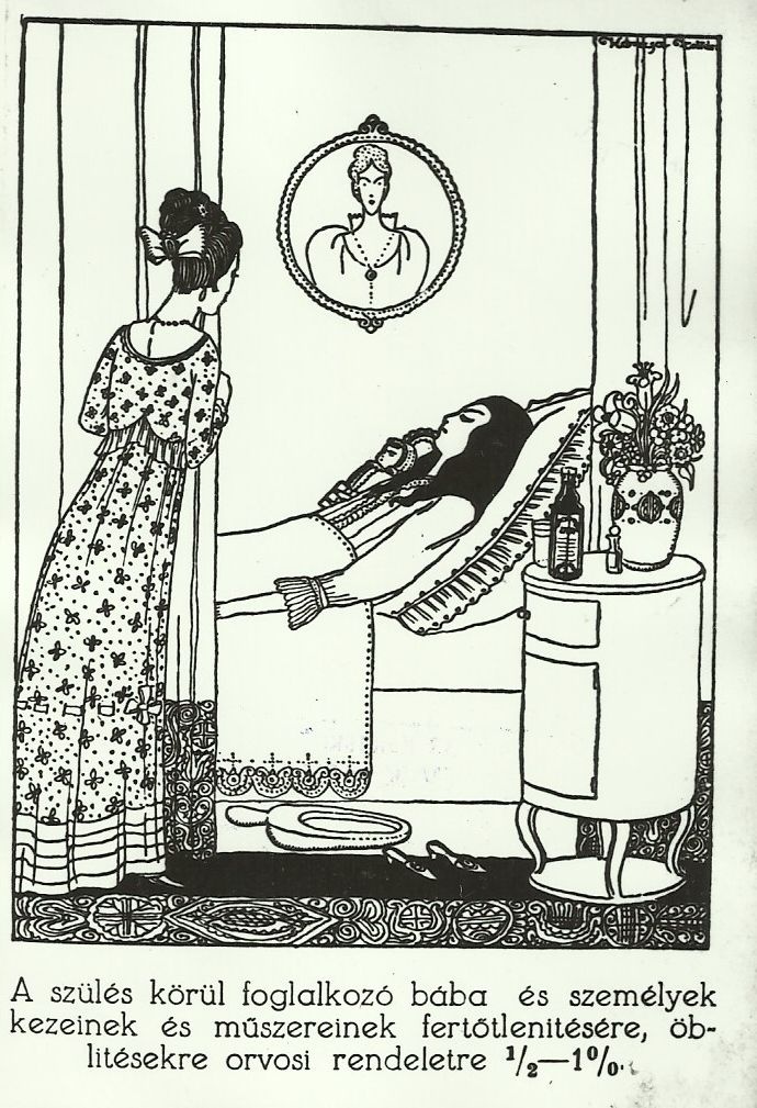 Lysoform a szülés körül foglalkozók fertőtlenítésére (Magyar Kereskedelmi és Vendéglátóipari Múzeum CC BY-NC-ND)